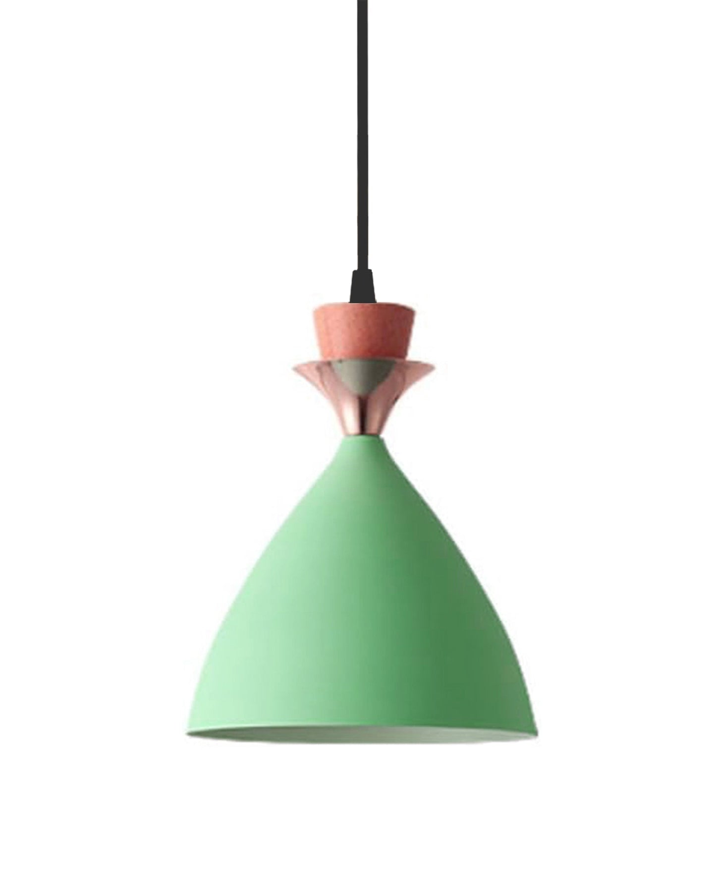 Pendant Lamp Shade for Kitchen Island, Color Metal Minimal Pot Pendant Light Shades, Nordic Style for Bedroom, Living Room, Macaron