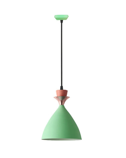 Pendant Lamp Shade for Kitchen Island, Color Metal Minimal Pot Pendant Light Shades, Nordic Style for Bedroom, Living Room, Macaron