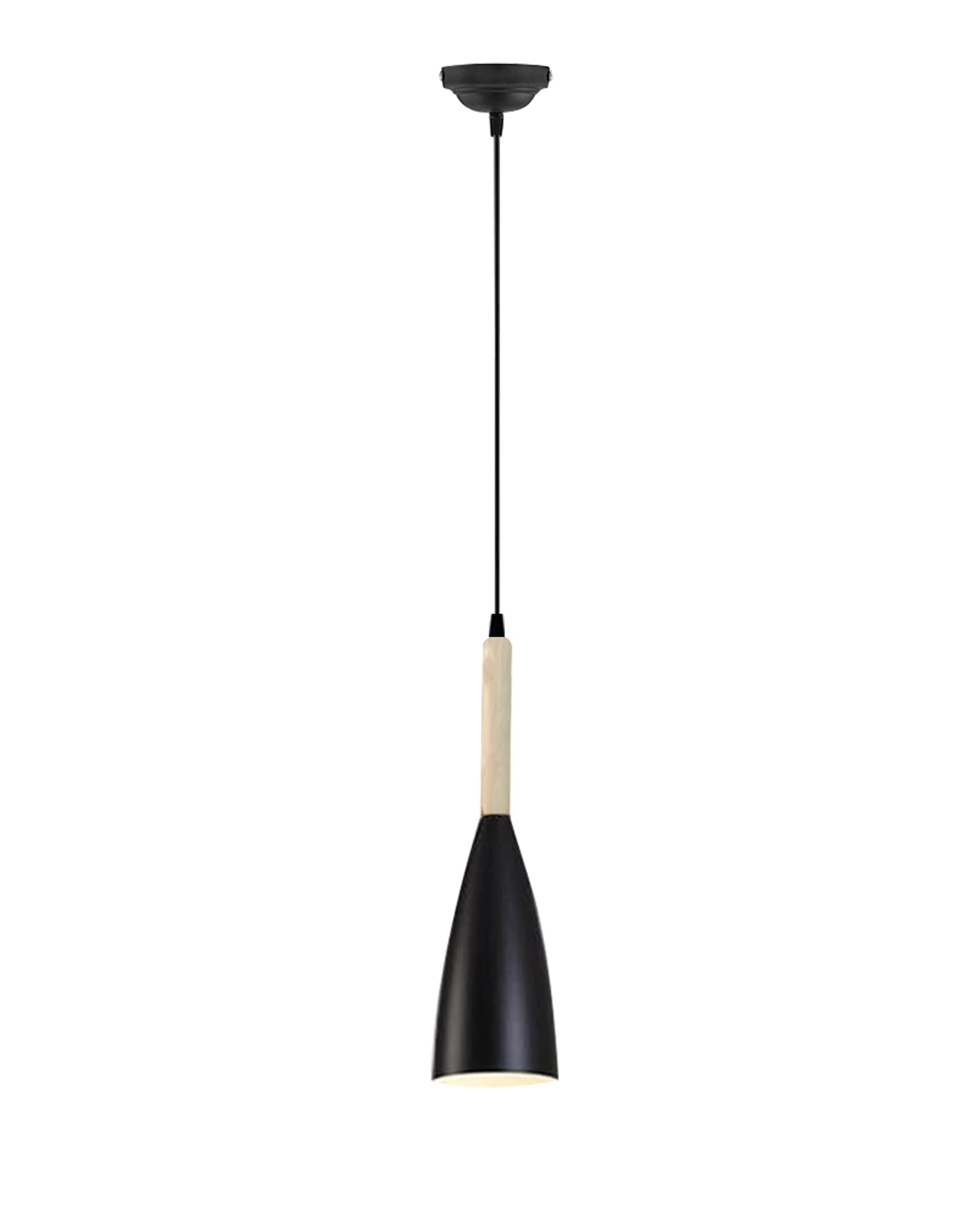 Pendant Lamp Shade for Kitchen Island, Color Metal Minimal Pot Pendant Light Shades, Nordic Wood Bedroom, Living Room, Bottle Guard