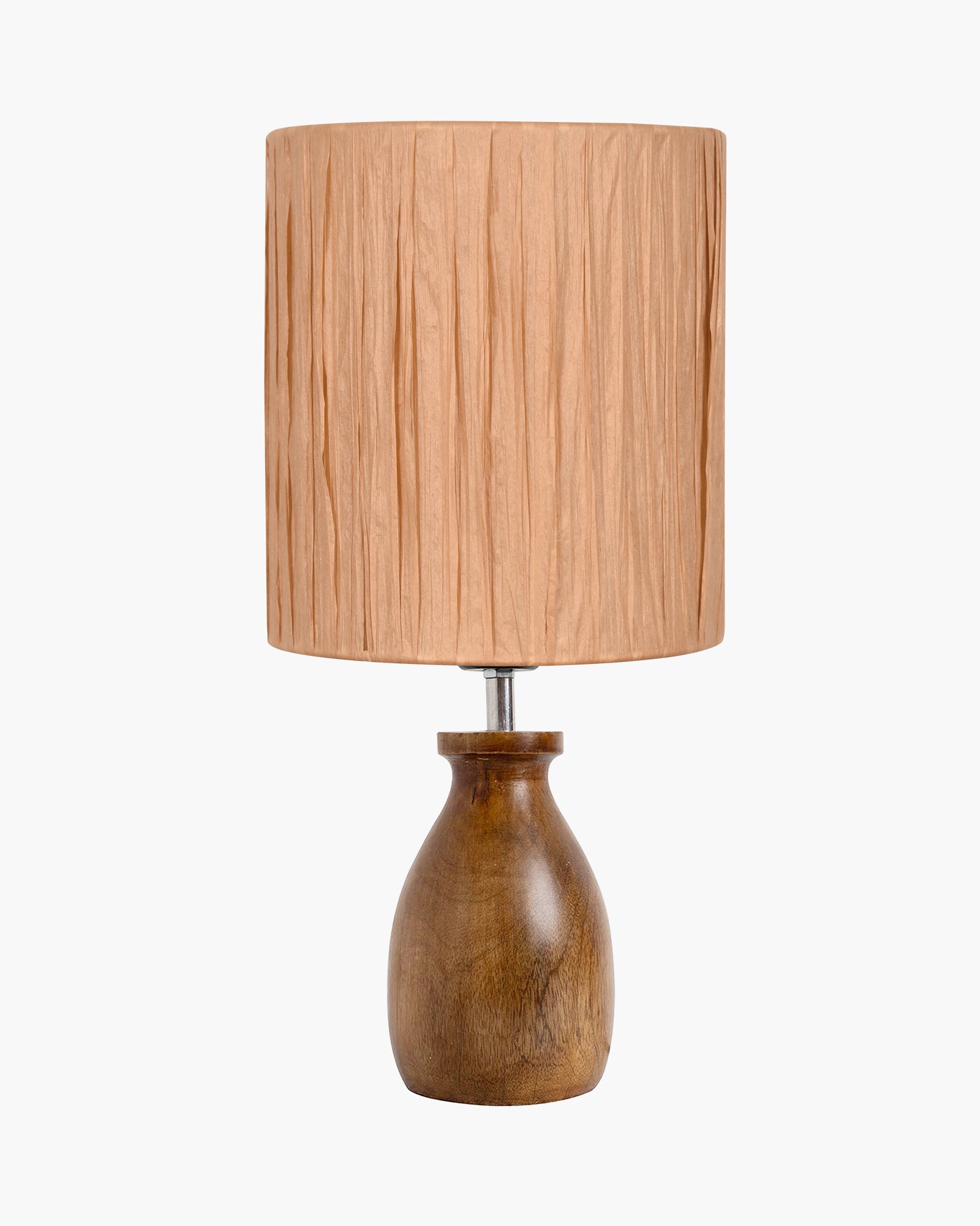 Homesake® Dovel Pot Modern Table Lamp, Wooden Base Modern Fabric Lampshade for Home Office Cafe Restaurant, Dovel Pot, Rabbit