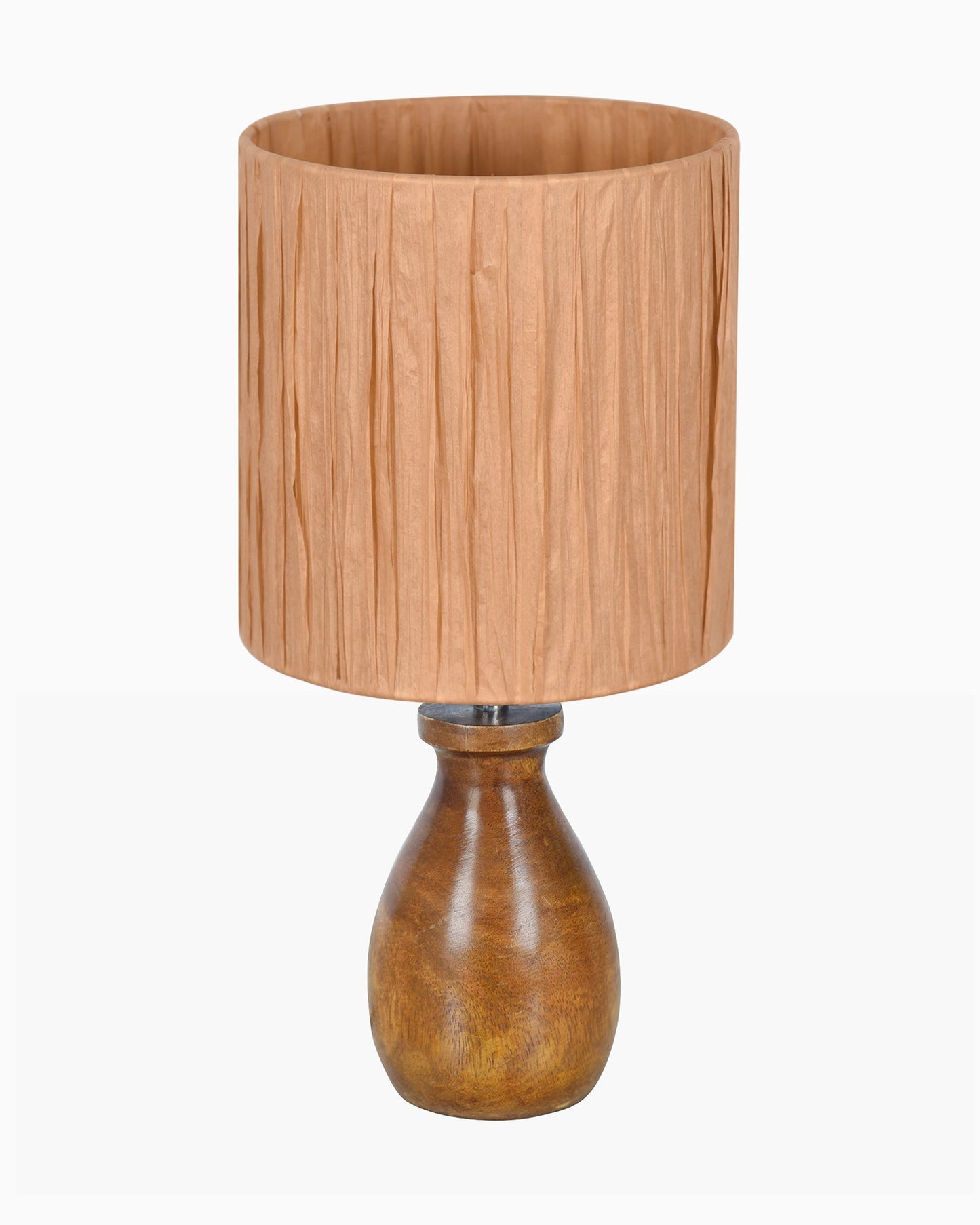 Homesake® Dovel Pot Modern Table Lamp, Wooden Base Modern Fabric Lampshade for Home Office Cafe Restaurant, Dovel Pot, Rabbit