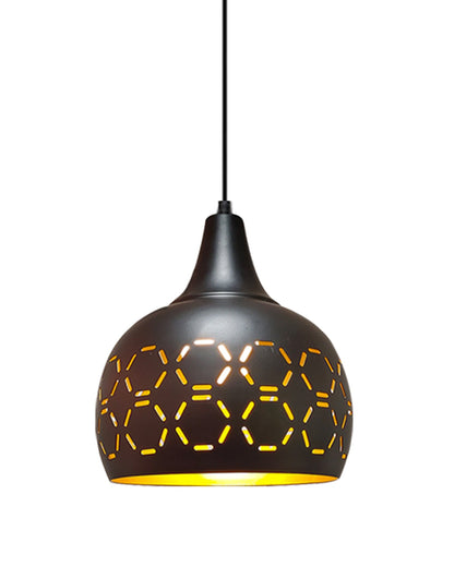 Pendant Lamp Shade for Kitchen Island, Color Metal Minimal Pot Pendant Light Shades, Nordic Wood Bedroom, Living Room, Black Tulip