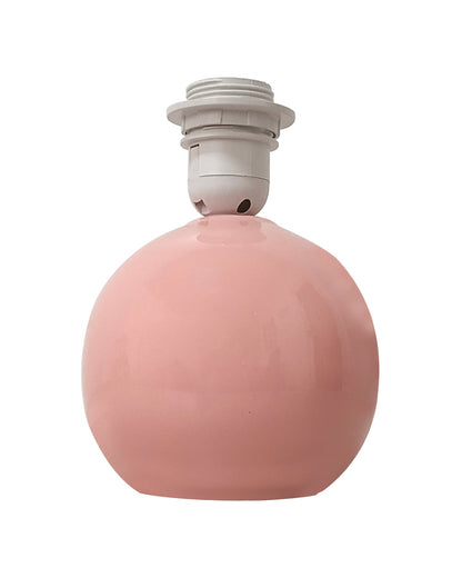 Bedside Ceramic Table Lamp, Classic Desk lamp for Living Room Bedroom, Farmhouse Nightstand Lamps Round with Fabric Shade