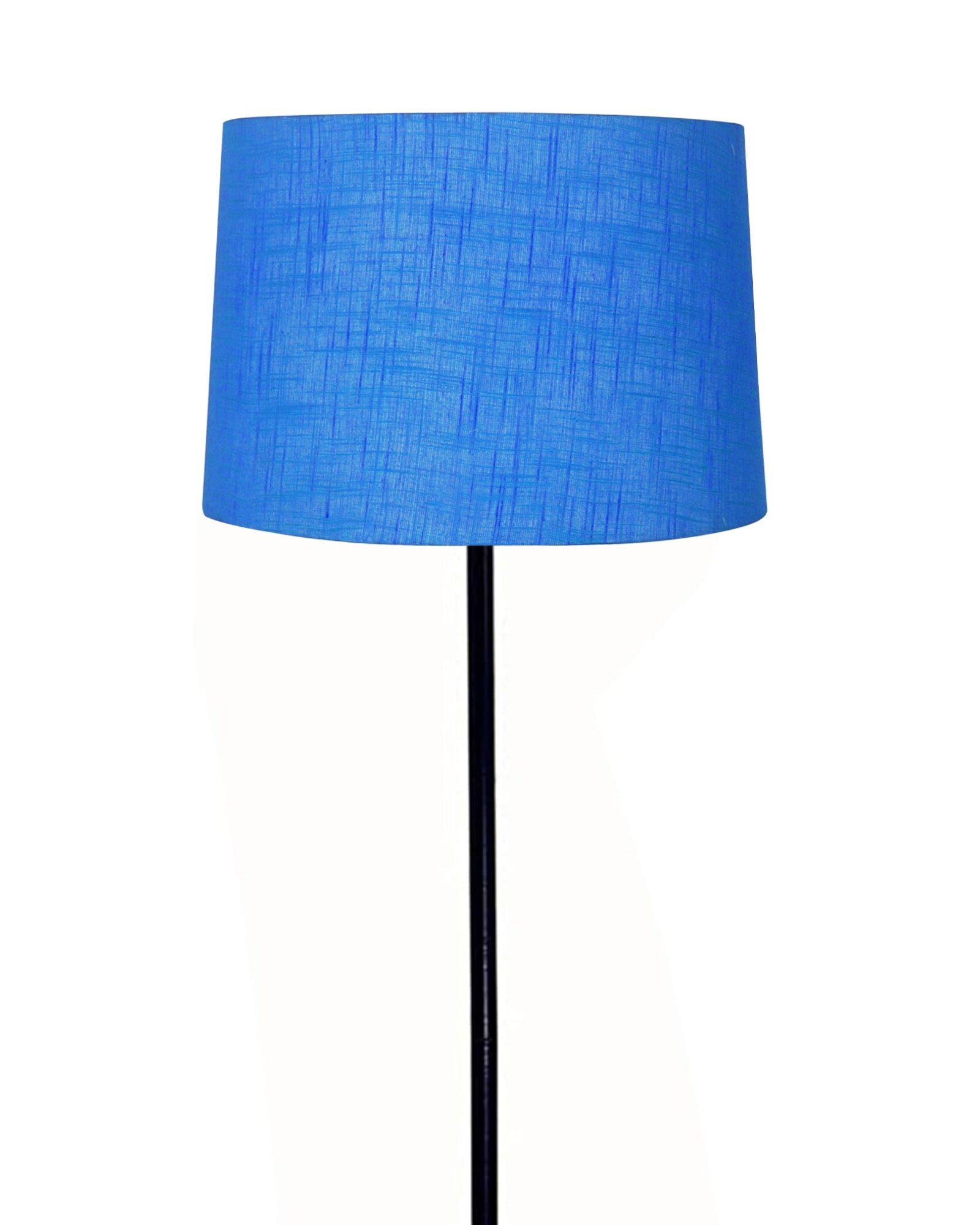 Homesake® Modern Floor Lamp for Living Room Traditional Farmhouse Boho Floor Lamp Mid-Century Pole Lamp, Linen Lamp Shade Side Standing Lamps | Corner Lamp Light | Hall Bedroom Office, Pleated White