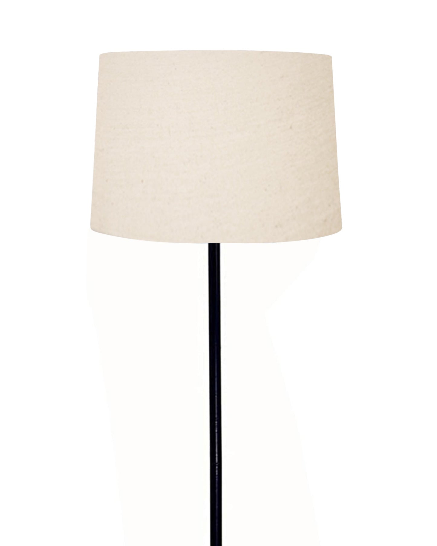 Homesake® Modern Floor Lamp for Living Room Traditional Farmhouse Boho Floor Lamp Mid-Century Pole Lamp, Linen Lamp Shade Side Standing Lamps | Corner Lamp Light | Hall Bedroom Office, Pleated White