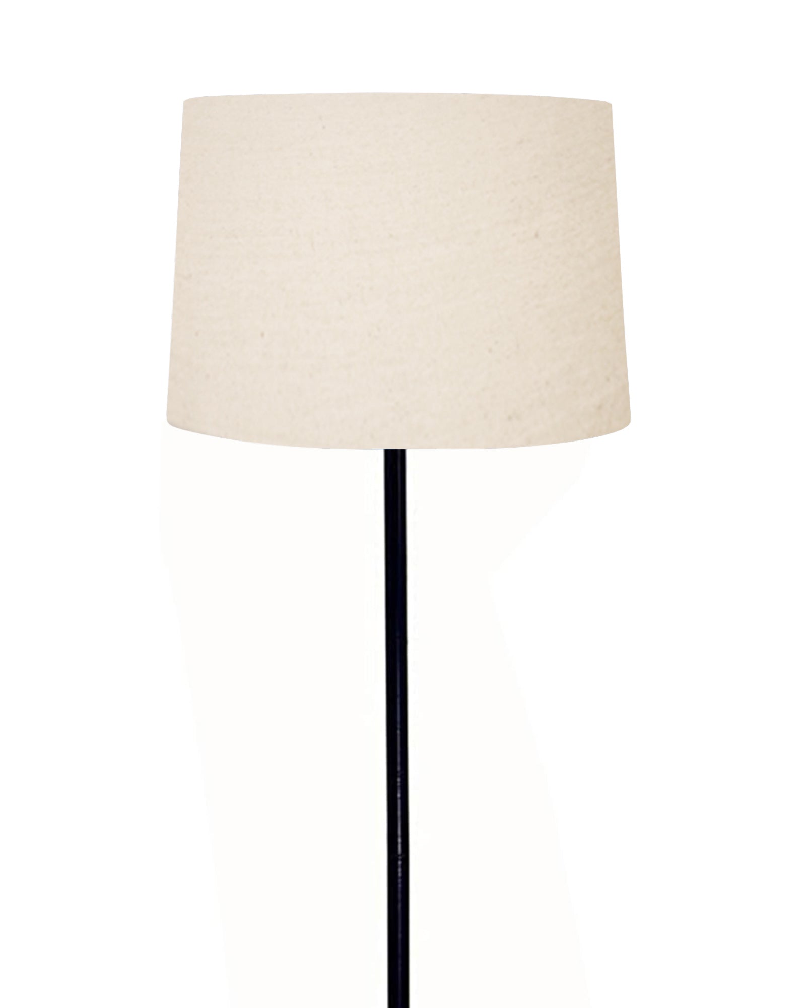 Homesake® Modern Floor Lamp for Living Room Traditional Farmhouse Boho Floor Lamp Mid-Century Pole Lamp, Linen Lamp Shade Side Standing Lamps | Corner Lamp Light | Hall Bedroom Office, Pleated White
