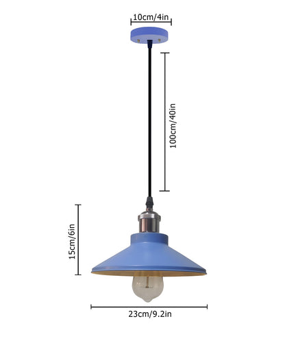 Industrial Pendant Light Fixture E27 Base Pendant Lamp Metal Lampshade Chandelier Adjustable Ceiling Hanging Lamp for Kitchen Island Farmhouse Living Room Dining Room.
