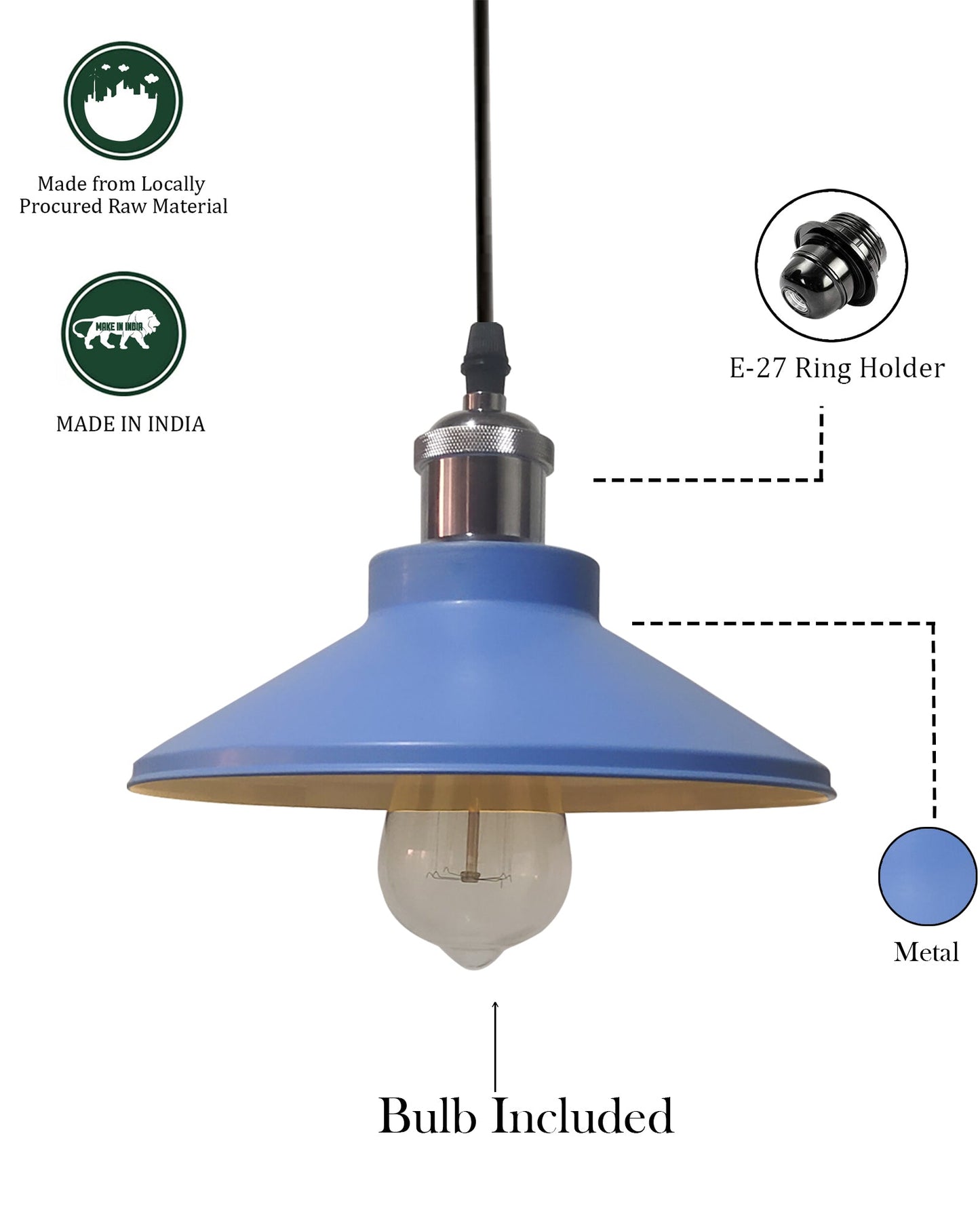 Industrial Pendant Light Fixture E27 Base Pendant Lamp Metal Lampshade Chandelier Adjustable Ceiling Hanging Lamp for Kitchen Island Farmhouse Living Room Dining Room.
