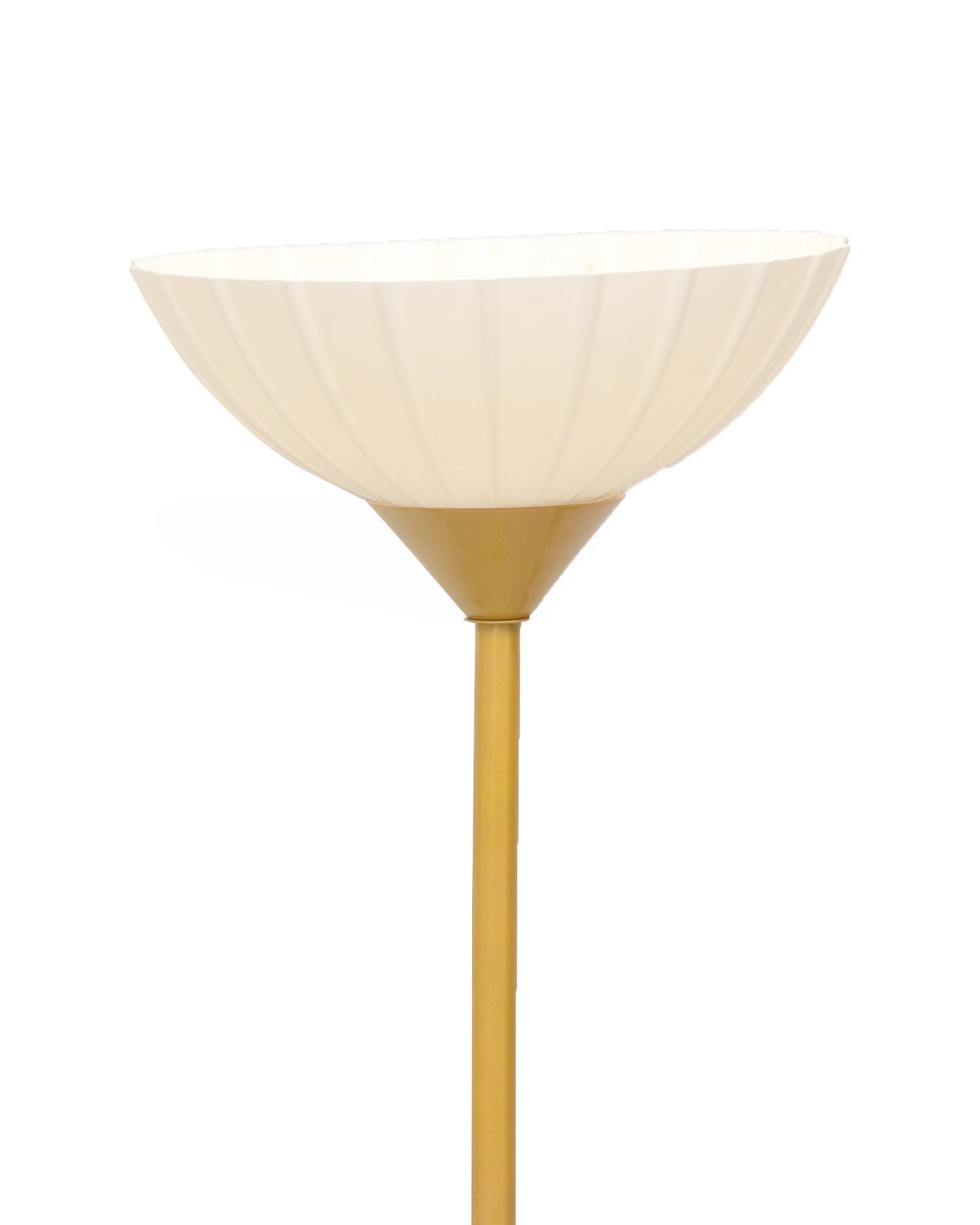 Sky Ribbed Dome Standing Lamps with Acrylic Shade,Modern Floor Lamp for Living Room, Bedrooms, Office  Straight