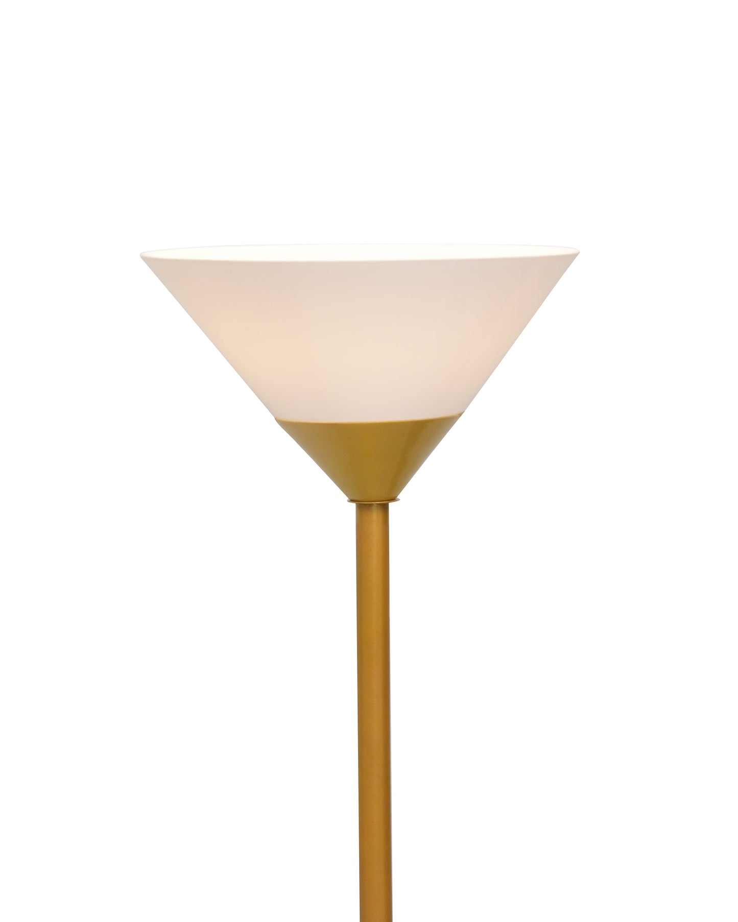 Sky Inverted Standing Lamps with Acrylic Shade,Modern Floor Lamp for Living Room, Bedrooms, Office  Straight Black