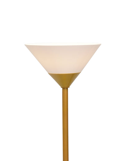 Sky Inverted Standing Lamps with Acrylic Shade,Modern Floor Lamp for Living Room, Bedrooms, Office  Straight Black