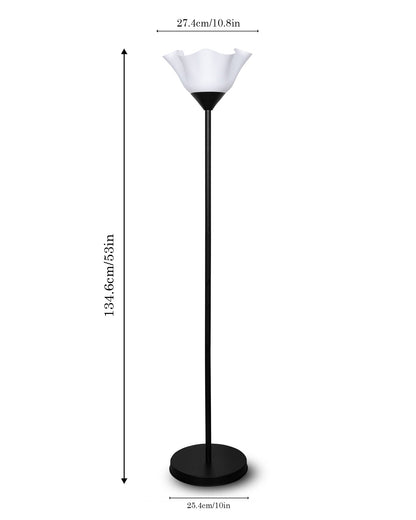 Sky Tulip Standing Lamps with Acrylic Shade,Modern Floor Lamp for Living Room, Bedrooms, Office  Straight