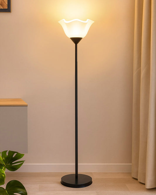 Sky Tulip Standing Lamps with Acrylic Shade,Modern Floor Lamp for Living Room, Bedrooms, Office  Straight