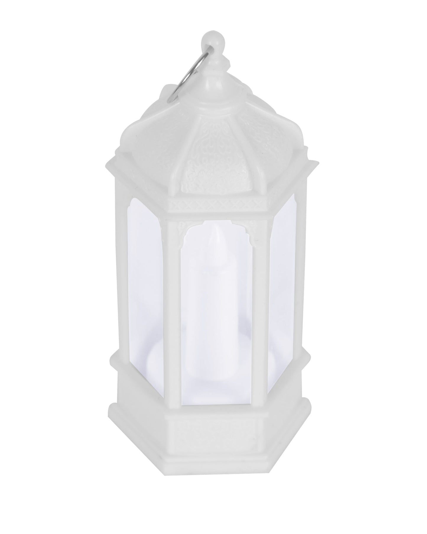 2 pcs Flameless and Smokeless Acrylic Antique LED Lantern Hurricane Lamp and Wall Hanging Led Candle Light for Home,Living Room for Diwali Decorations, Candle lantern, Black