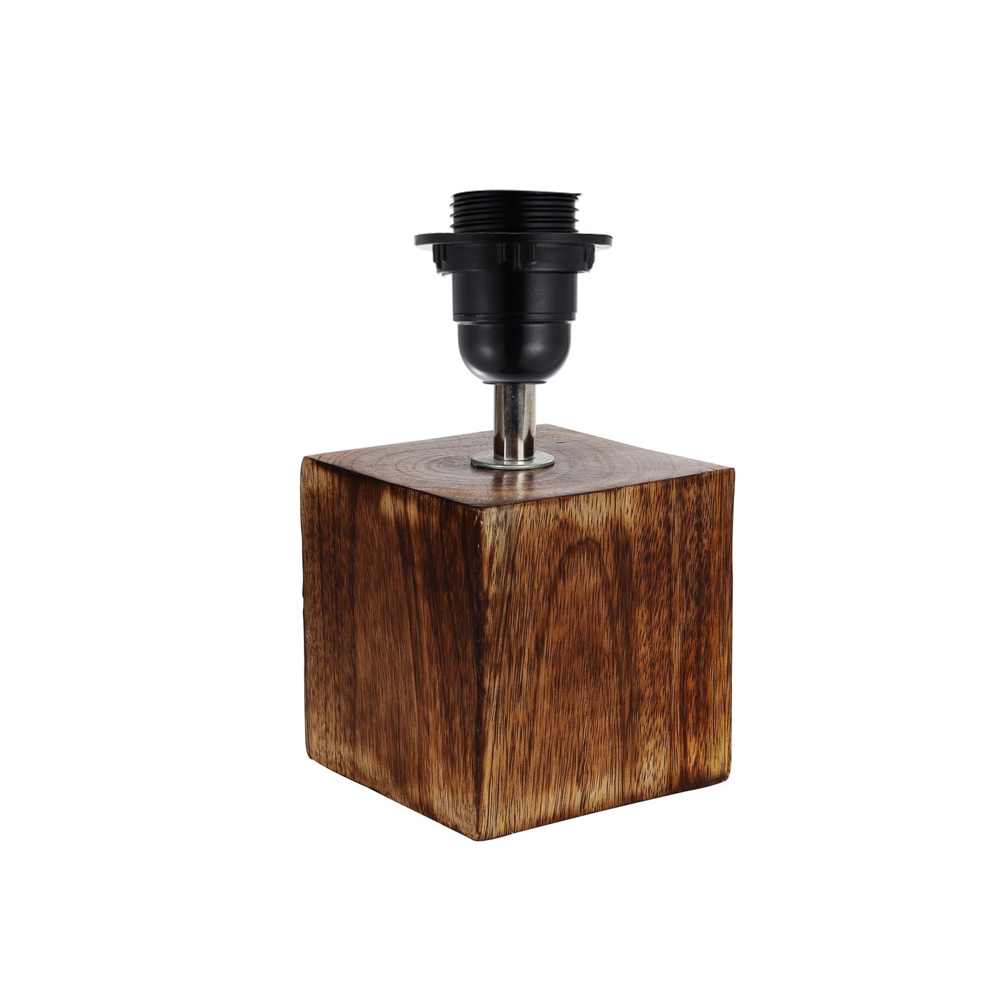 Modern Zen Wooden Lampshade Nightstand Lamps, Antique Base E27 Creative Reading Bedside Lamps Ideal for Bedroom, Cube, Bird Cylinder