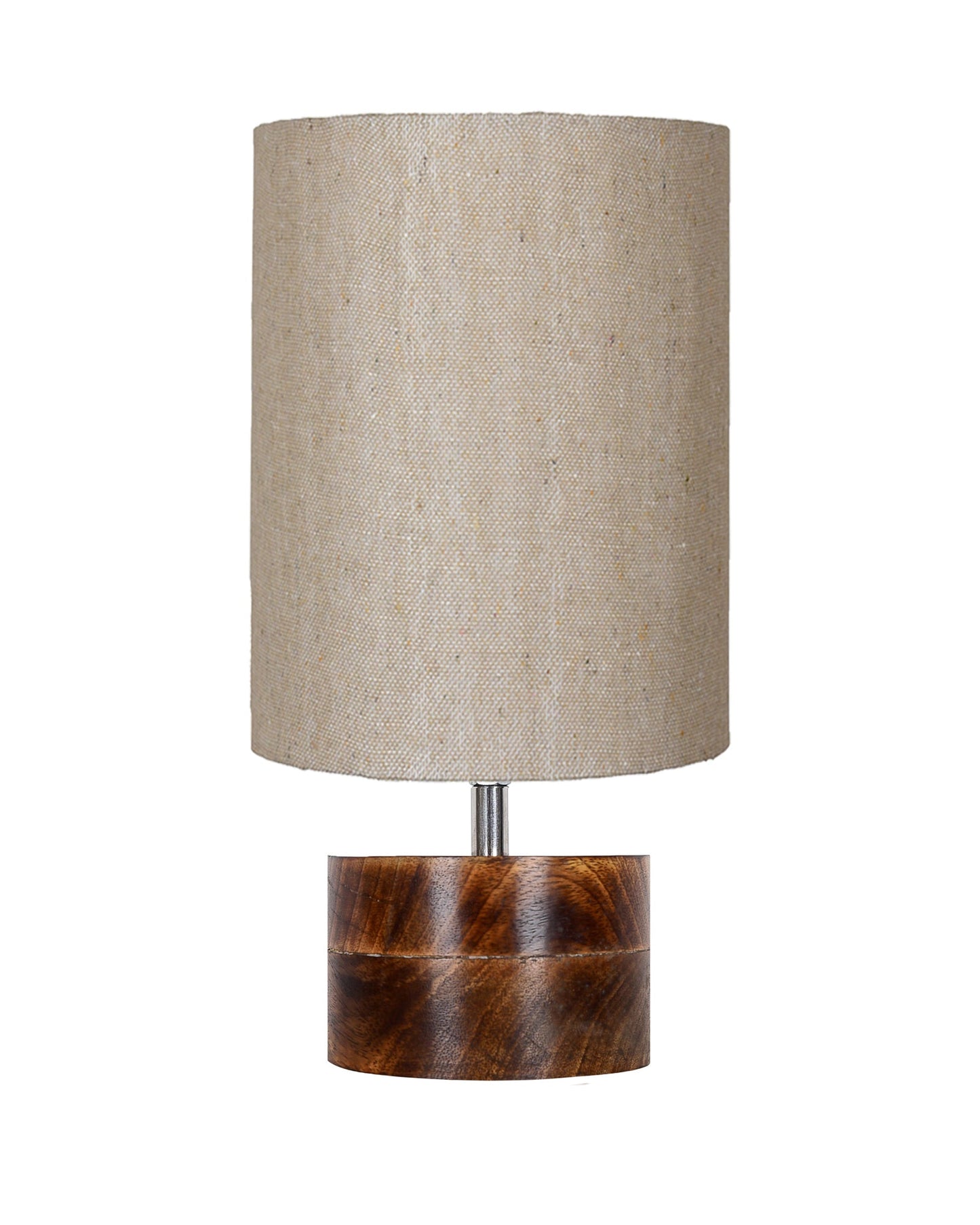 Modern Zen Wooden Lampshade Nightstand Lamps, Antique Base E27 Creative Reading Bedside Lamps Ideal for Bedroom, Rustic Cylinder, Bird Cylinder