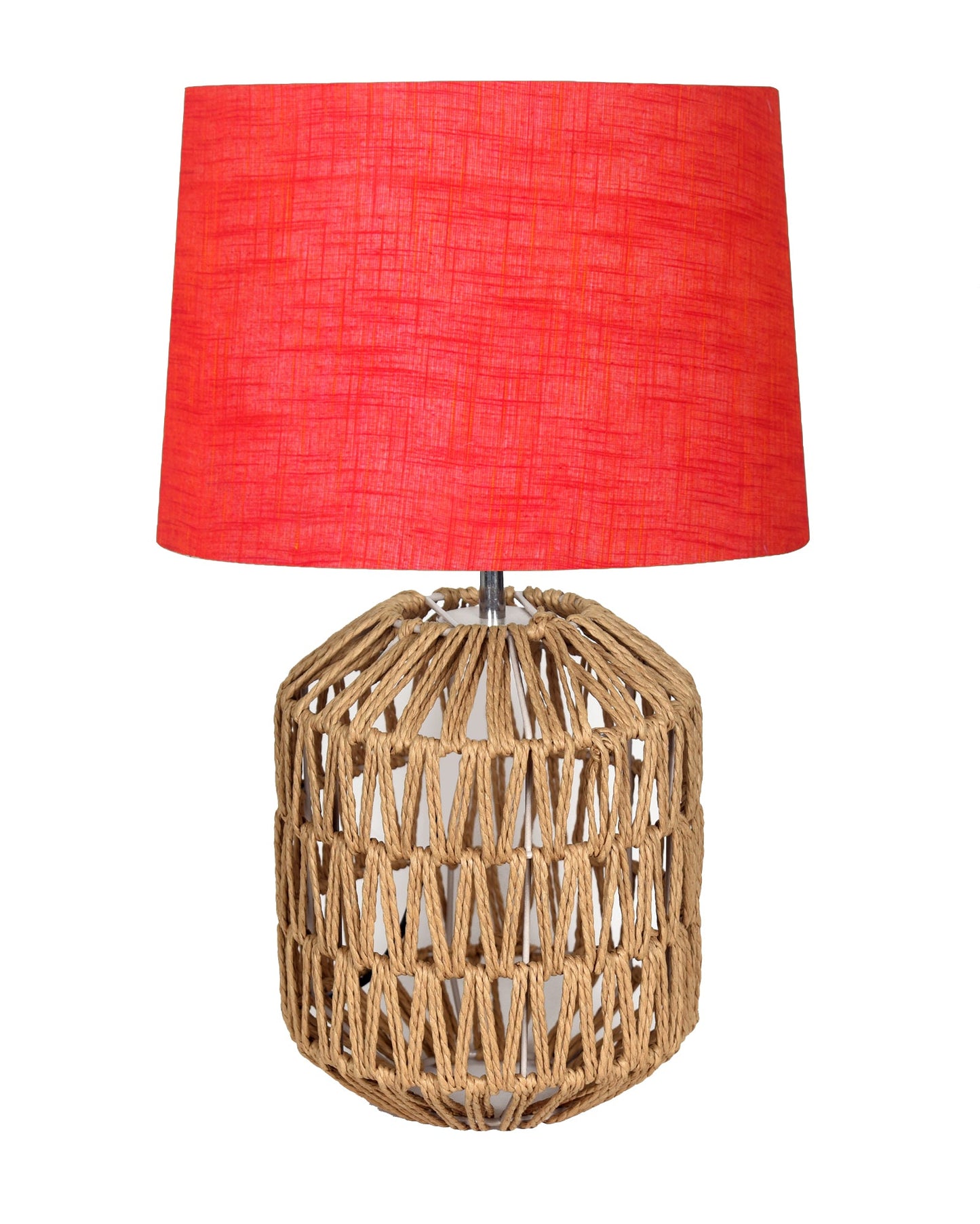 Seagrass Weave Table Lamp Coastal Cottage Bedside Desk Nightstand Lamp for Bedroom Living Room Office College Bookcase Natural Handmade Oval, Bird Drum