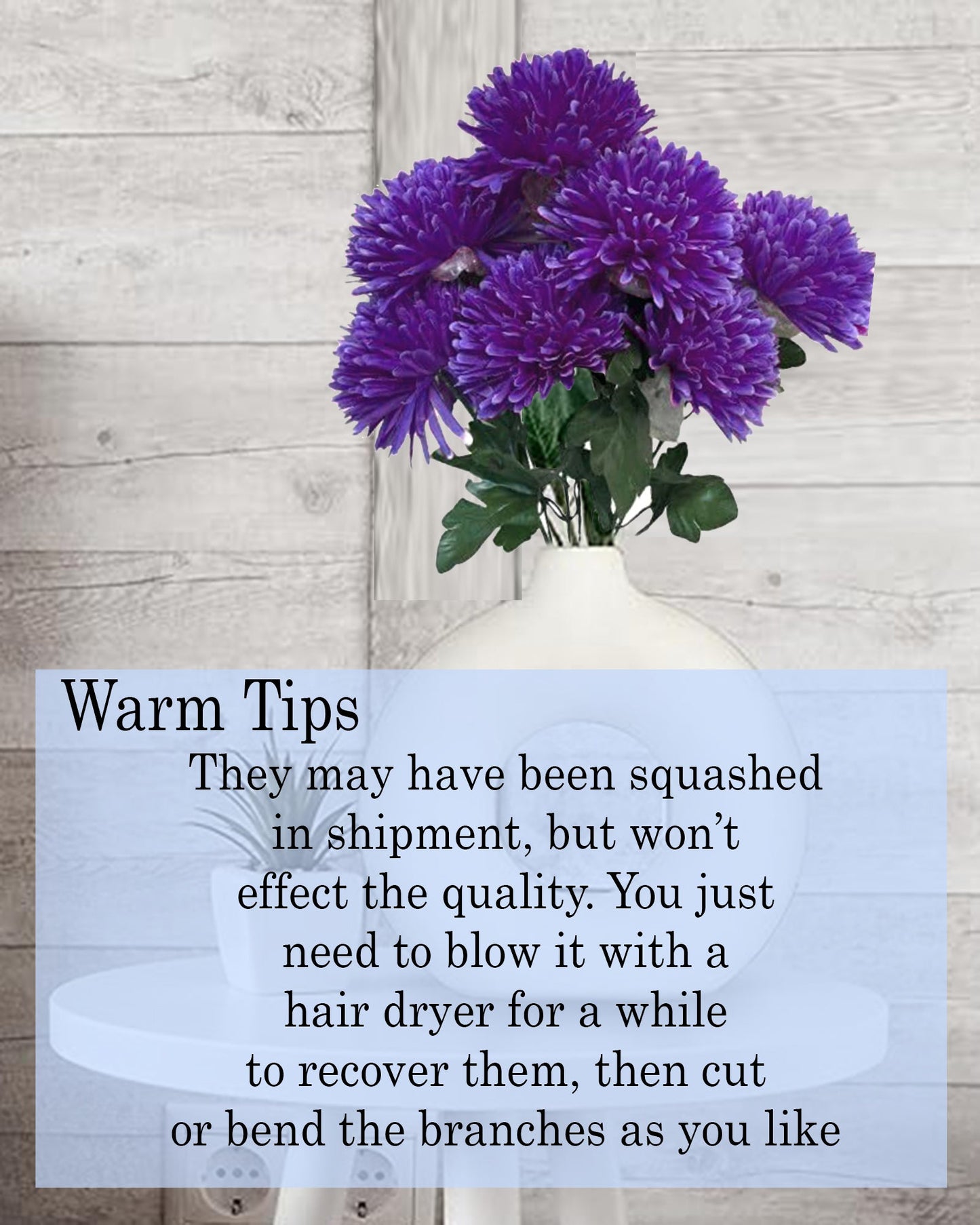 Artificial Chrysanthemum Ball Flowers 14 flowers, 2 sticks Faux Mums Fake Silk Flowers for Bridal Wedding Centerpieces Arrangements Party Home Garden DIY Decor, Pink