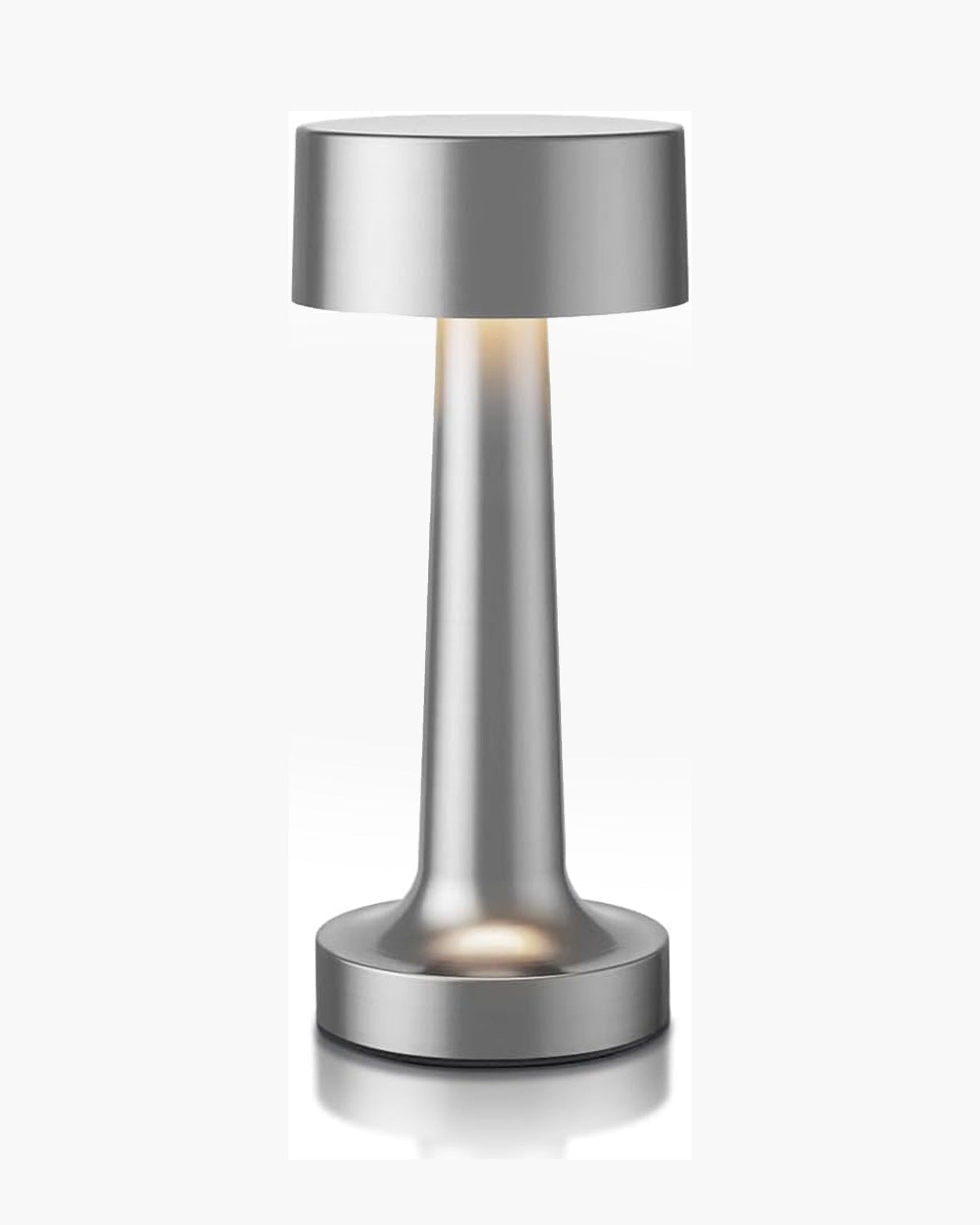 Table Lamp Portable Lamps for Bedroom, Night Lamp, Table Lamp for Bedroom & Living Room, Bedside Lamp, Dimming, 3 Colour Touch Control, Wireless Charging, Metal Dumbbell, Gold