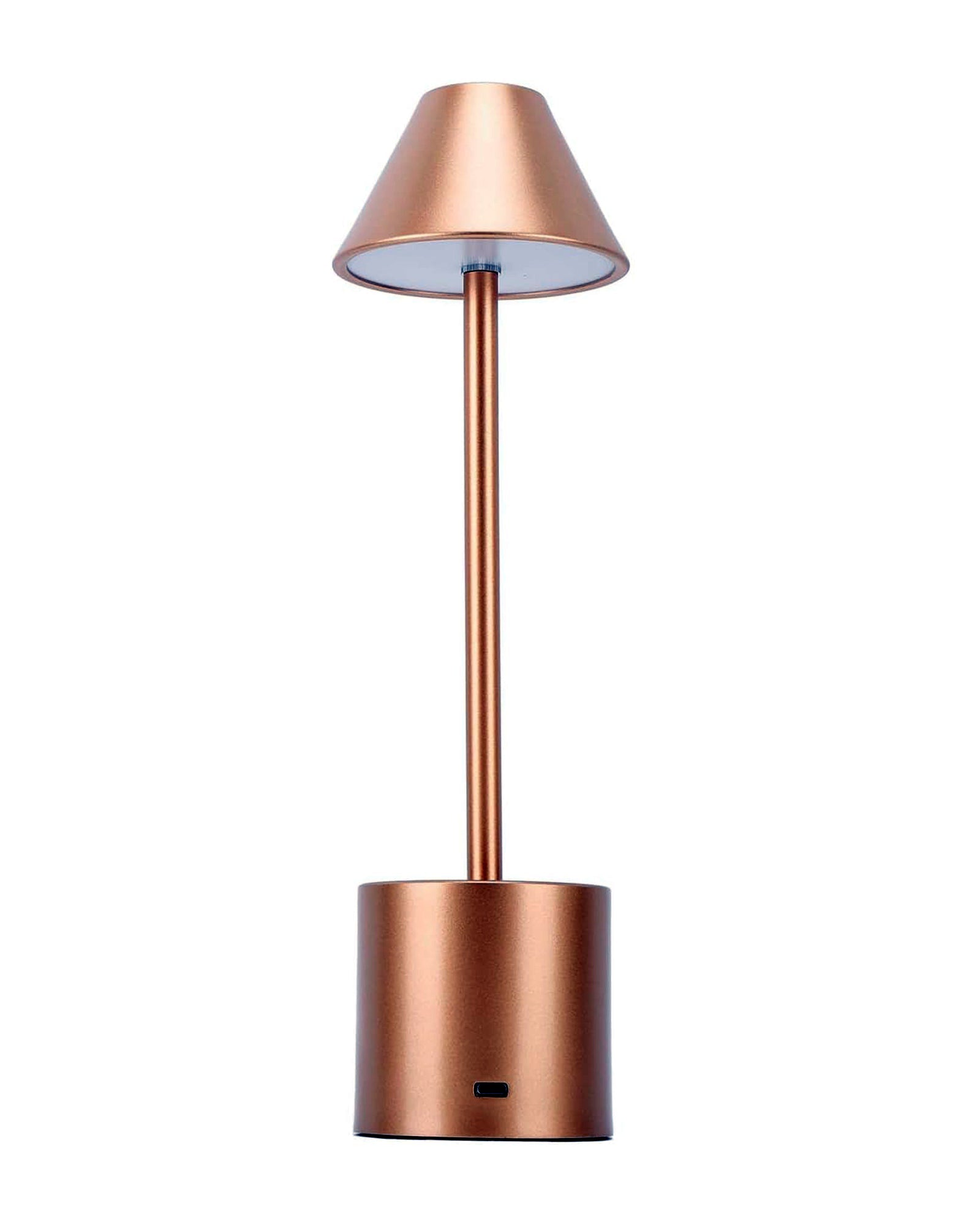 Table Lamp Portable Lamps for Bedroom, Night Lamp, Table Lamp for Bedroom & Living Room, Bedside Lamp, Dimming, 3 Colour Touch Control, Wireless Charging, Metal Cone, Gold