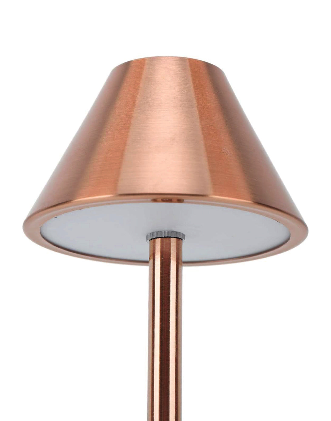 Table Lamp Portable Lamps for Bedroom, Night Lamp, Table Lamp for Bedroom & Living Room, Bedside Lamp, Dimming, 3 Colour Touch Control, Wireless Charging, Metal Cone, Gold
