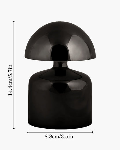 Table Lamp Portable Lamps for Bedroom, Night Lamp, Table Lamp for Bedroom & Living Room, Bedside Lamp, Dimming, 3 Colour Touch Control, Wireless Charging, Metal Mushroom, Gold