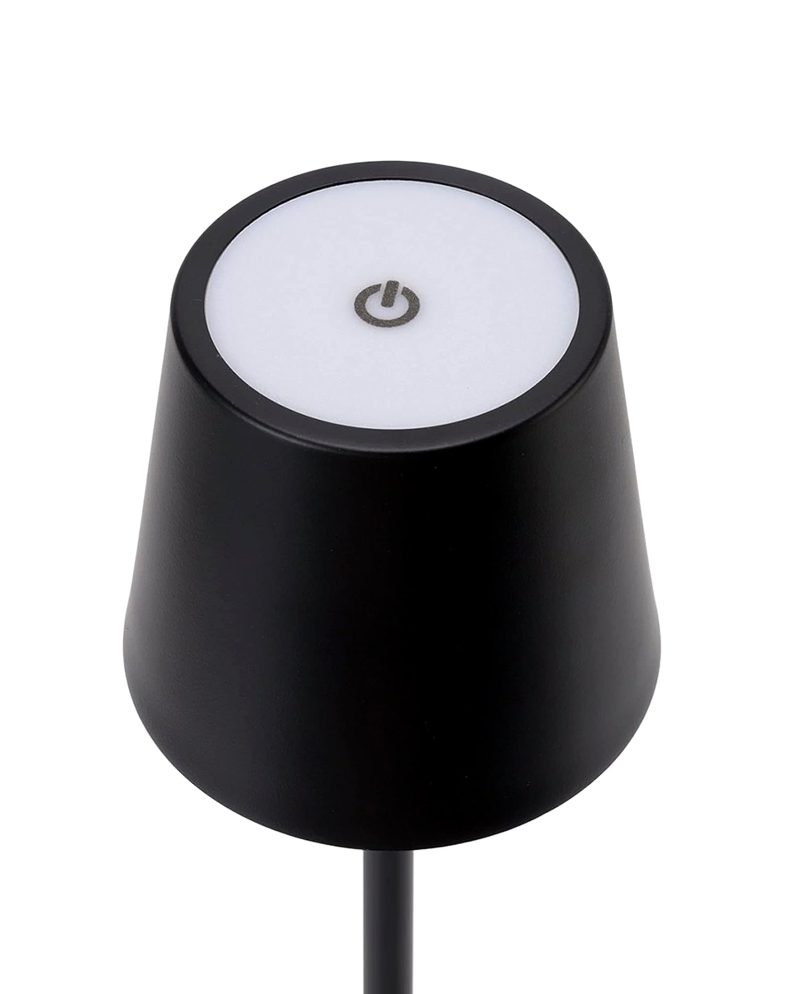 Rechargeable Table Lamps,Cordless Lamp Wireless Charging, Portable Indoor/Outdoor Table Lamp for Patio Restaurant Home Dinner Dining Kitchen,Waterproof & Wireless, Black Frustum