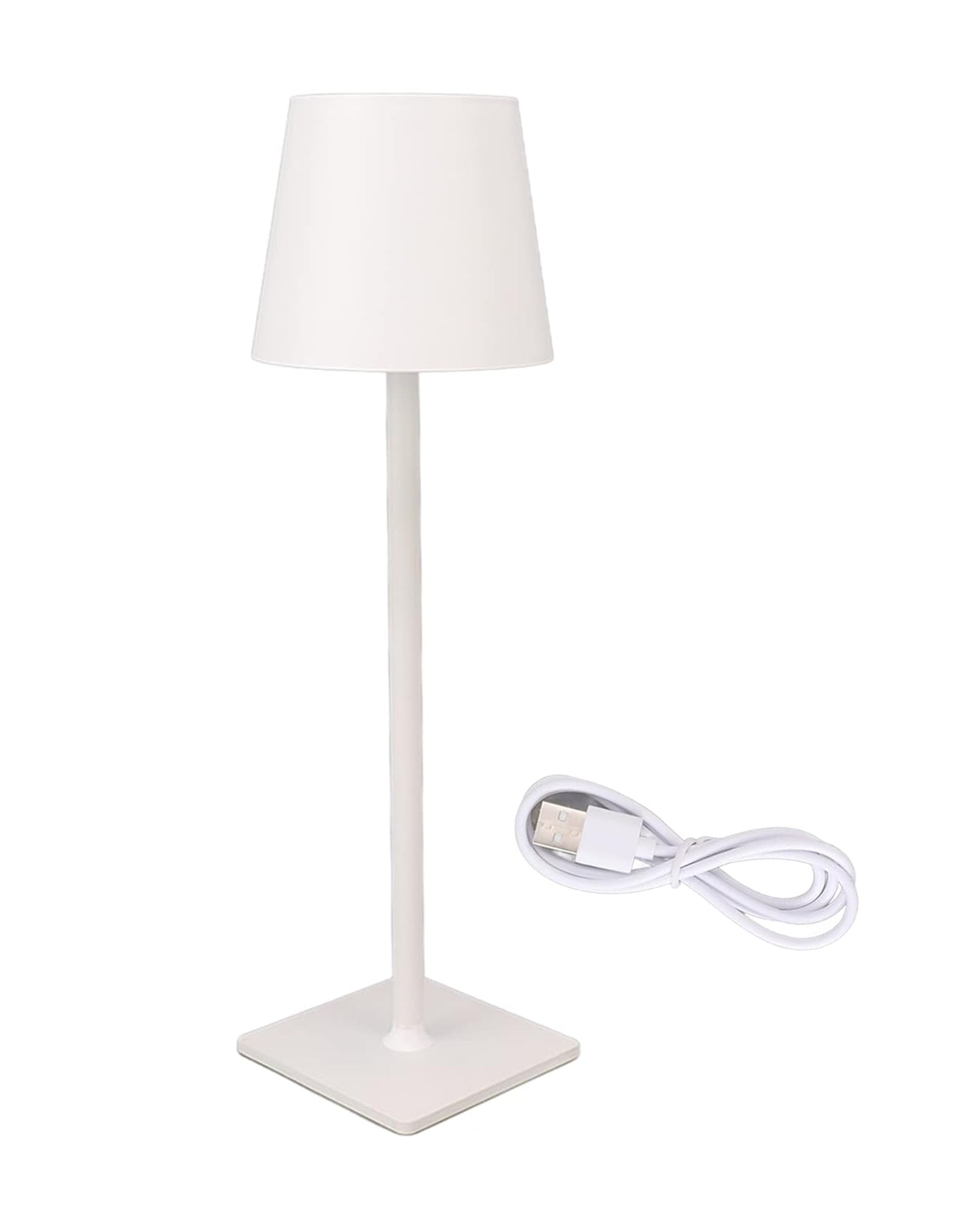 Rechargeable Table Lamps,Cordless Lamp Wireless Charging, Portable Indoor/Outdoor Table Lamp for Patio Restaurant Home Dinner Dining Kitchen,Waterproof & Wireless, Black Frustum