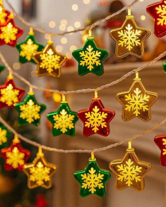 Multicolor Ball Glossy String Lights (14 LED Bulbs), Decorative Fairy Lights for Diwali, Christmas, New Year, Party & Gifting-4.5 Miter