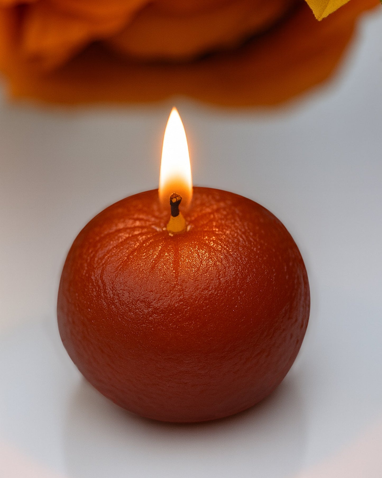 Premium Ladoo Candle, Hand Poured, Motichur Laddoo Candles, Diwali Gift Pack Decorative Scented Candle 100% Paraffin Wax, Set of 4