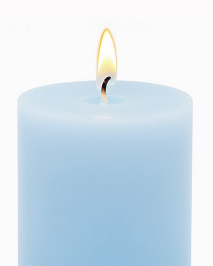 Pillar Candles Set of 3, Width 2" High 2" 4" 6" Large Paraffin Soy Wax Pillar Candles Aesthetic Modern Home Decor for Bathroom Living Room Diwali Gifts (Pink)