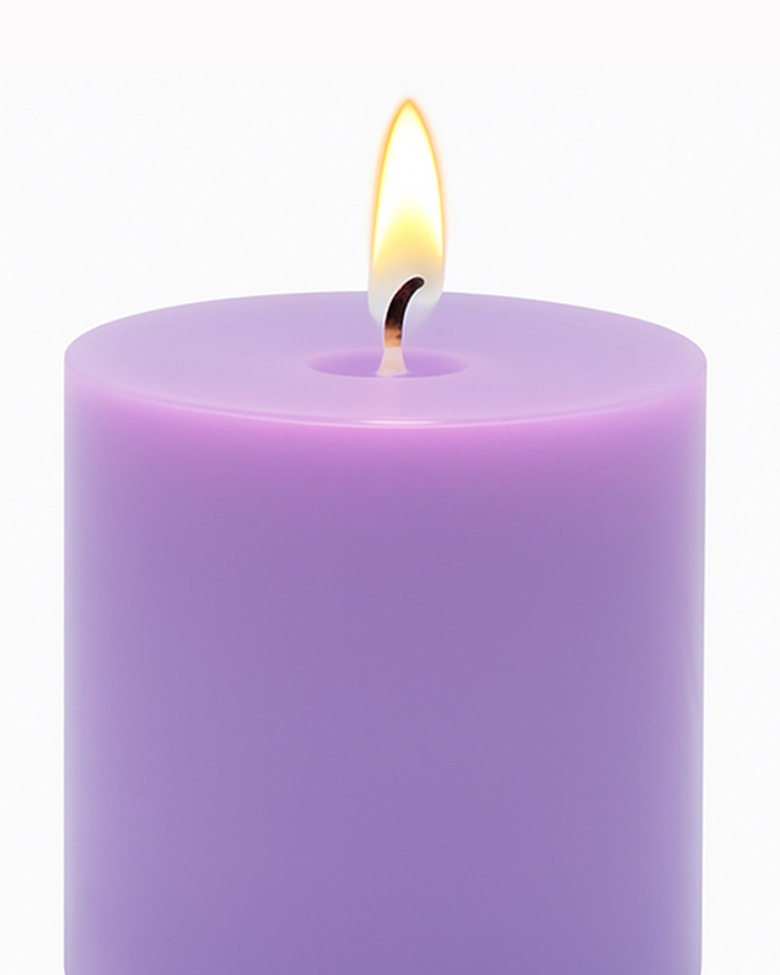 Pillar Candles Set of 3, Width 2" High 2" 4" 6" Large Paraffin Soy Wax Pillar Candles Aesthetic Modern Home Decor for Bathroom Living Room Diwali Gifts (Pink)