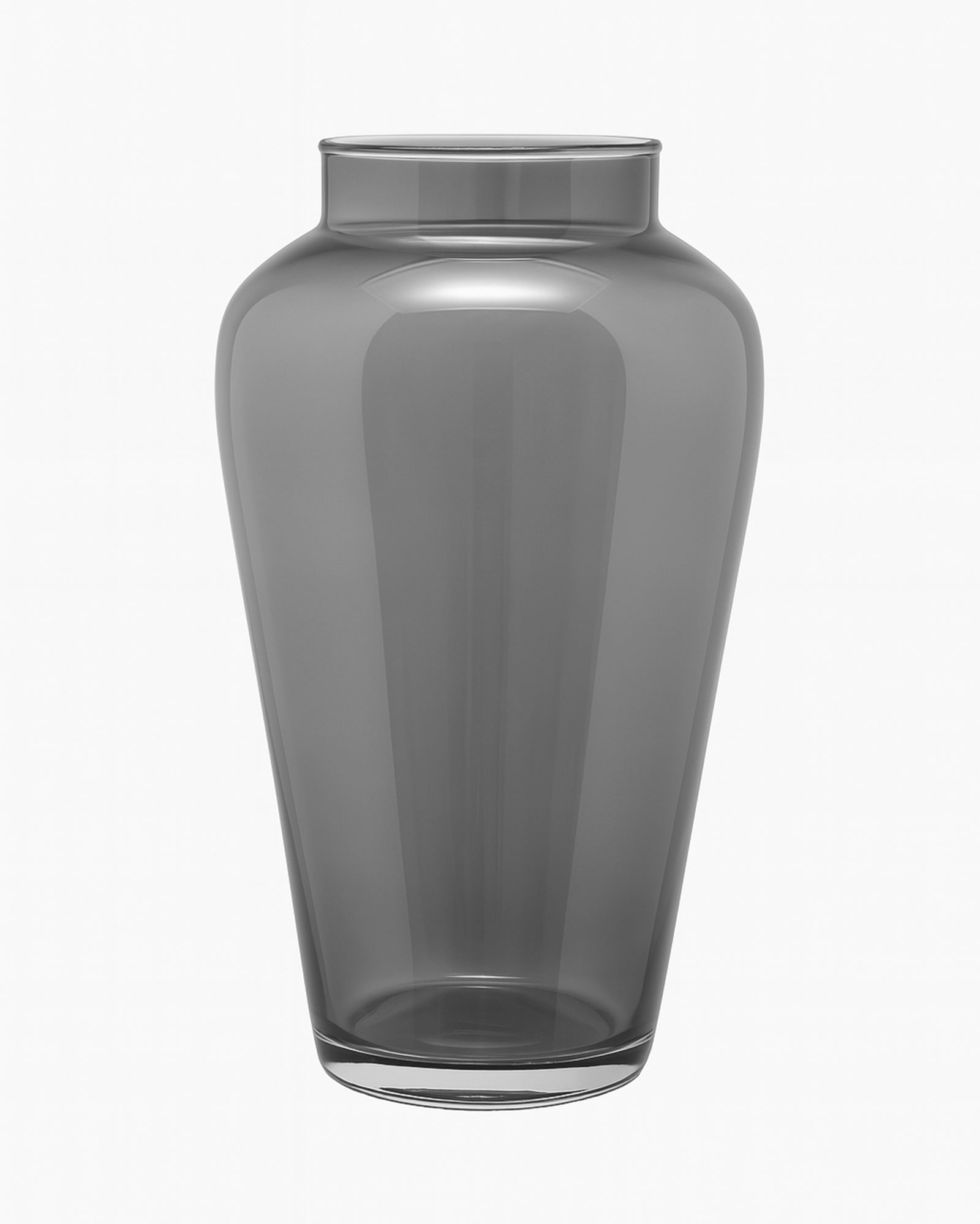 Pitcher Flower Vase for Flower Plants Glass Vase Pot for Living Room Home Decor Dining Table Decoration Water Plants Bedroom Hall Aesthetic House Warming Gift, Classic Urn, Smoky