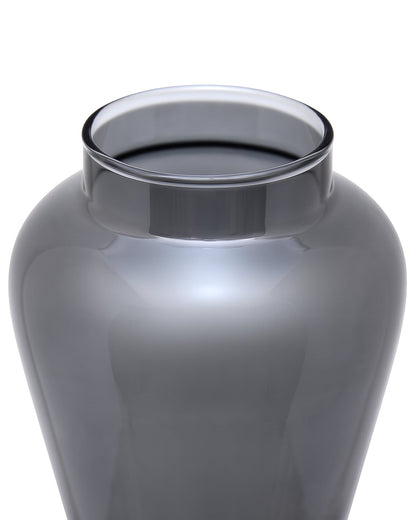 Pitcher Flower Vase for Flower Plants Glass Vase Pot for Living Room Home Decor Dining Table Decoration Water Plants Bedroom Hall Aesthetic House Warming Gift, Classic Urn, Smoky