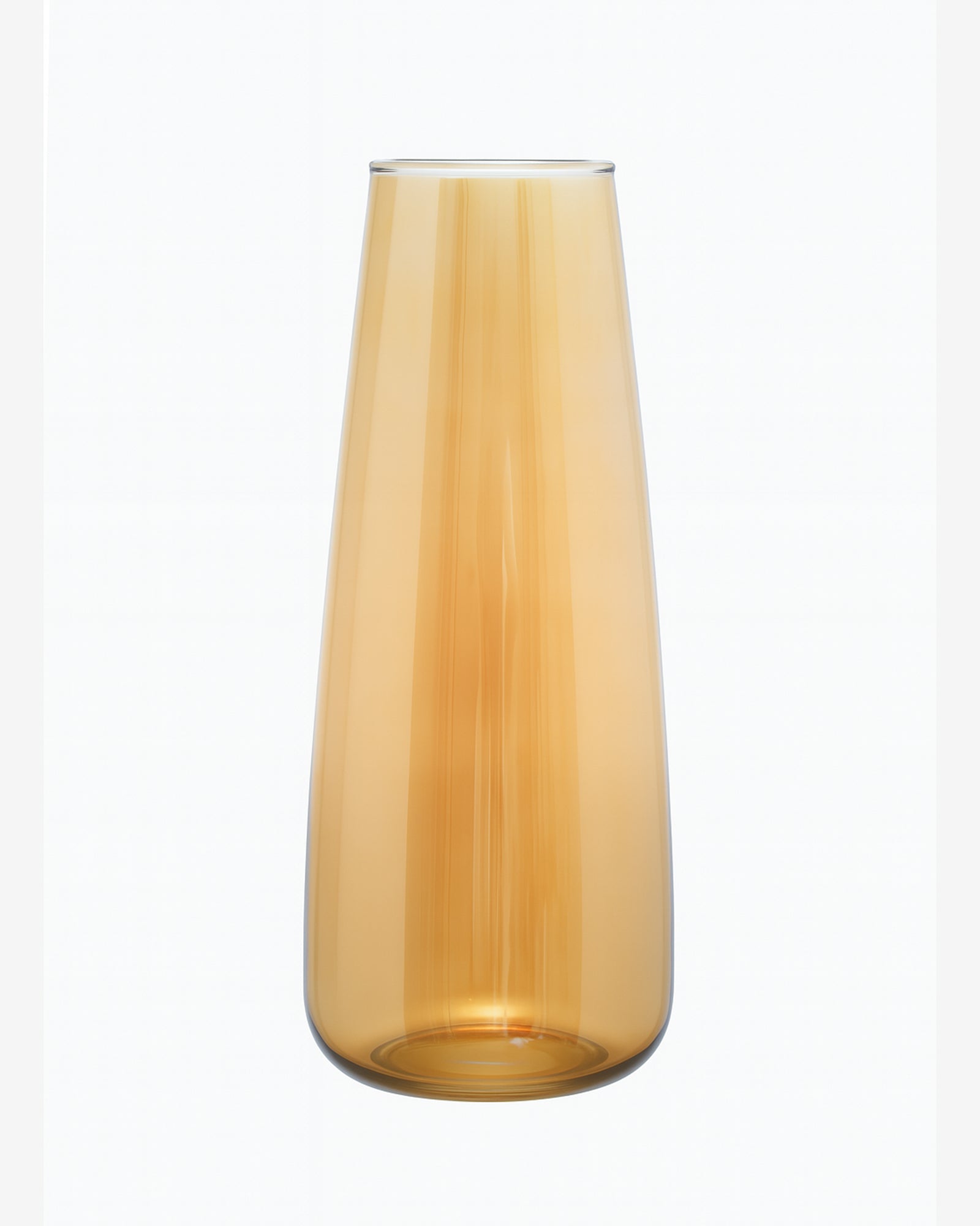 Flower Vase for Plants Flowers Glass Vase Pot for Living Room Water Plants (Gold, 22.8 cm X 6.3 cm X 7.6 cm) Home Decor Dining Table Hall Aesthetic House Warming Gift Decoration Bedroom, Amber Slim Taper