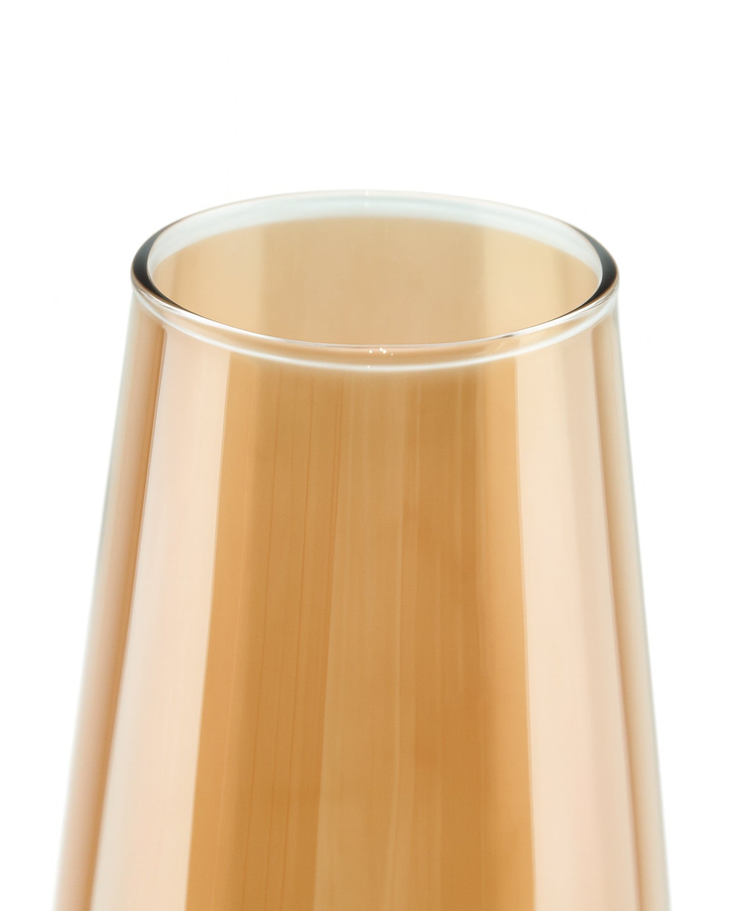 Flower Vase for Plants Flowers Glass Vase Pot for Living Room Water Plants (Gold, 22.8 cm X 6.3 cm X 7.6 cm) Home Decor Dining Table Hall Aesthetic House Warming Gift Decoration Bedroom, Amber Slim Taper