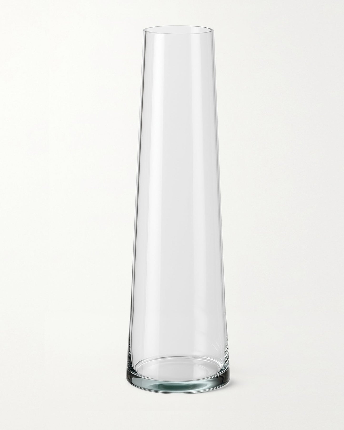Glass Vase for Plants Flowers (Transparent, 29 cm X 8 cm) - Living Room Glass Vase Pot for Water Plants Home Décor Dining Table Decoration Bedroom Hall Aesthetic House Warming Gift, Stem Vase