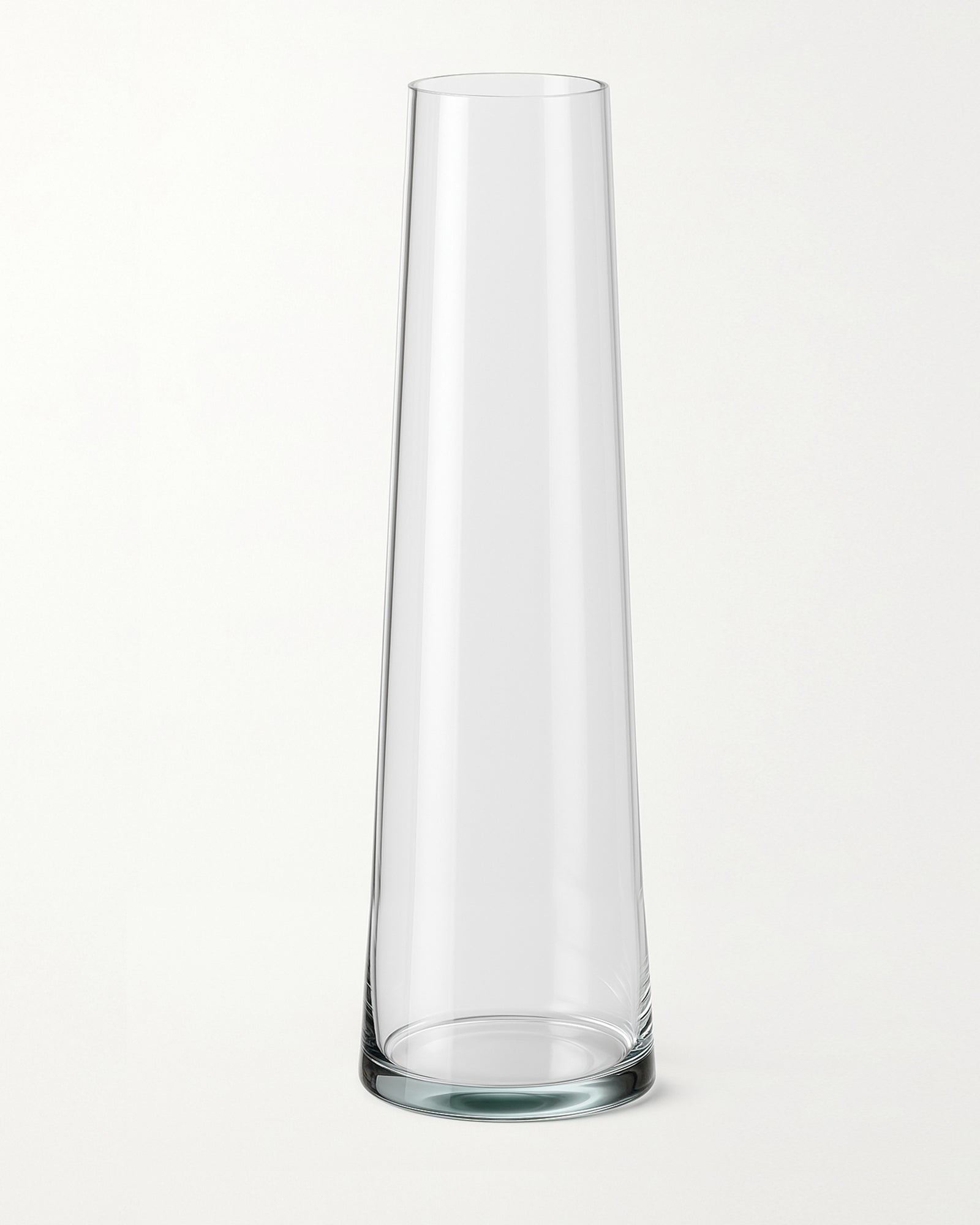 Glass Vase for Plants Flowers (Transparent, 29 cm X 8 cm) - Living Room Glass Vase Pot for Water Plants Home Décor Dining Table Decoration Bedroom Hall Aesthetic House Warming Gift, Stem Vase