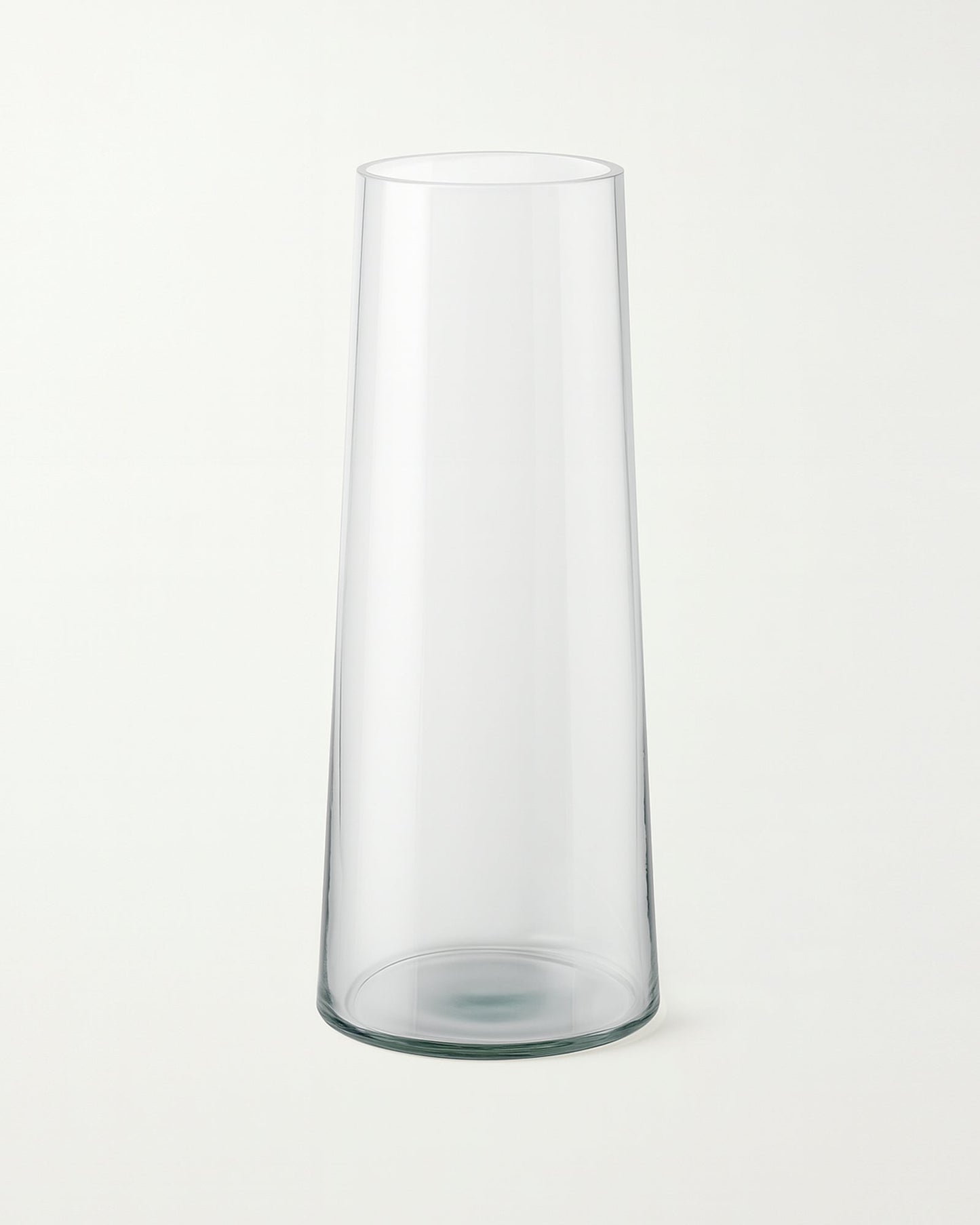Glass Vase for Plants Flowers (Transparent, 29 cm X 8 cm) - Living Room Glass Vase Pot for Water Plants Home Décor Dining Table Decoration Bedroom Hall Aesthetic House Warming Gift, Stem Vase