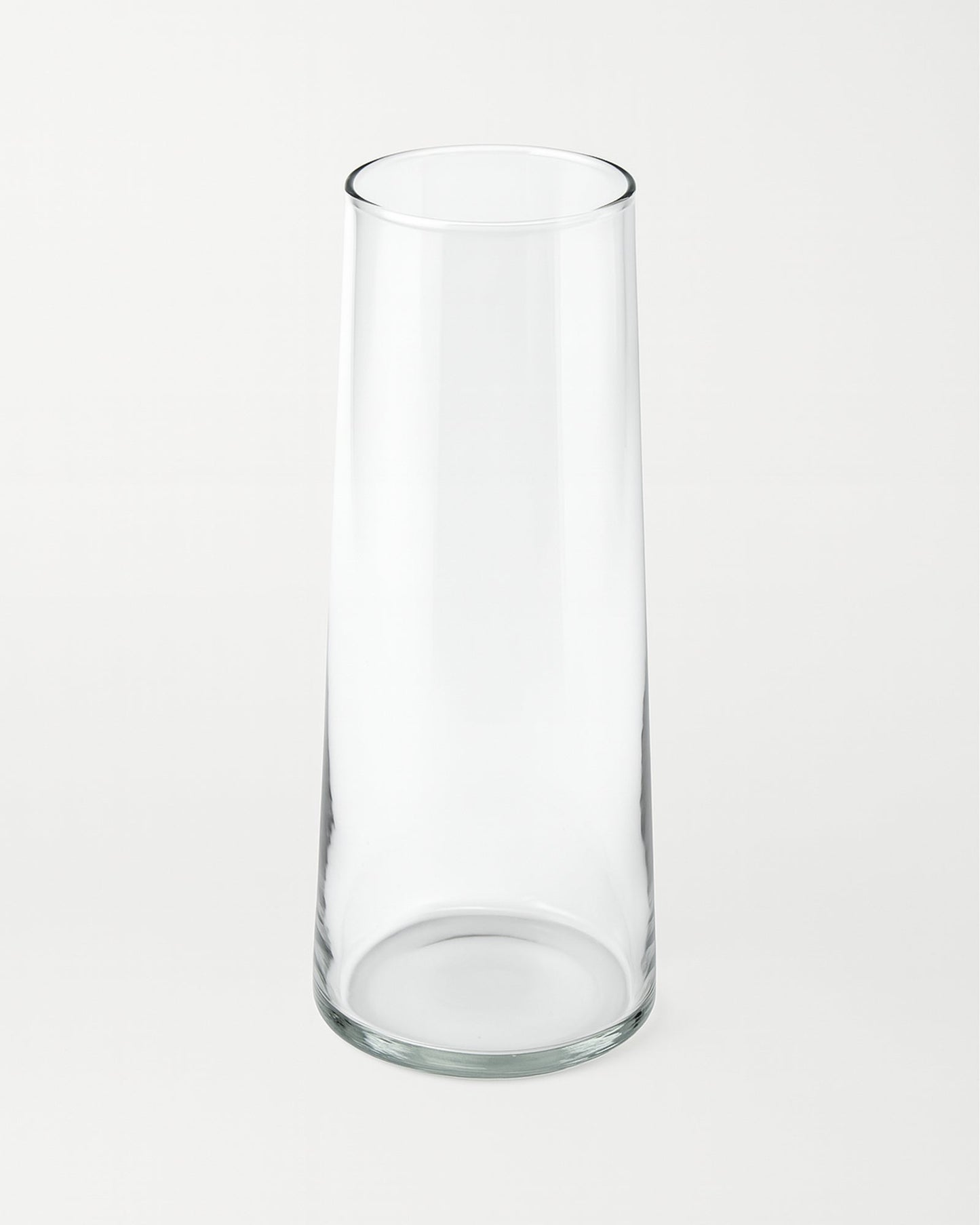 Glass Vase for Plants Flowers (Transparent, 29 cm X 8 cm) - Living Room Glass Vase Pot for Water Plants Home Décor Dining Table Decoration Bedroom Hall Aesthetic House Warming Gift, Stem Vase