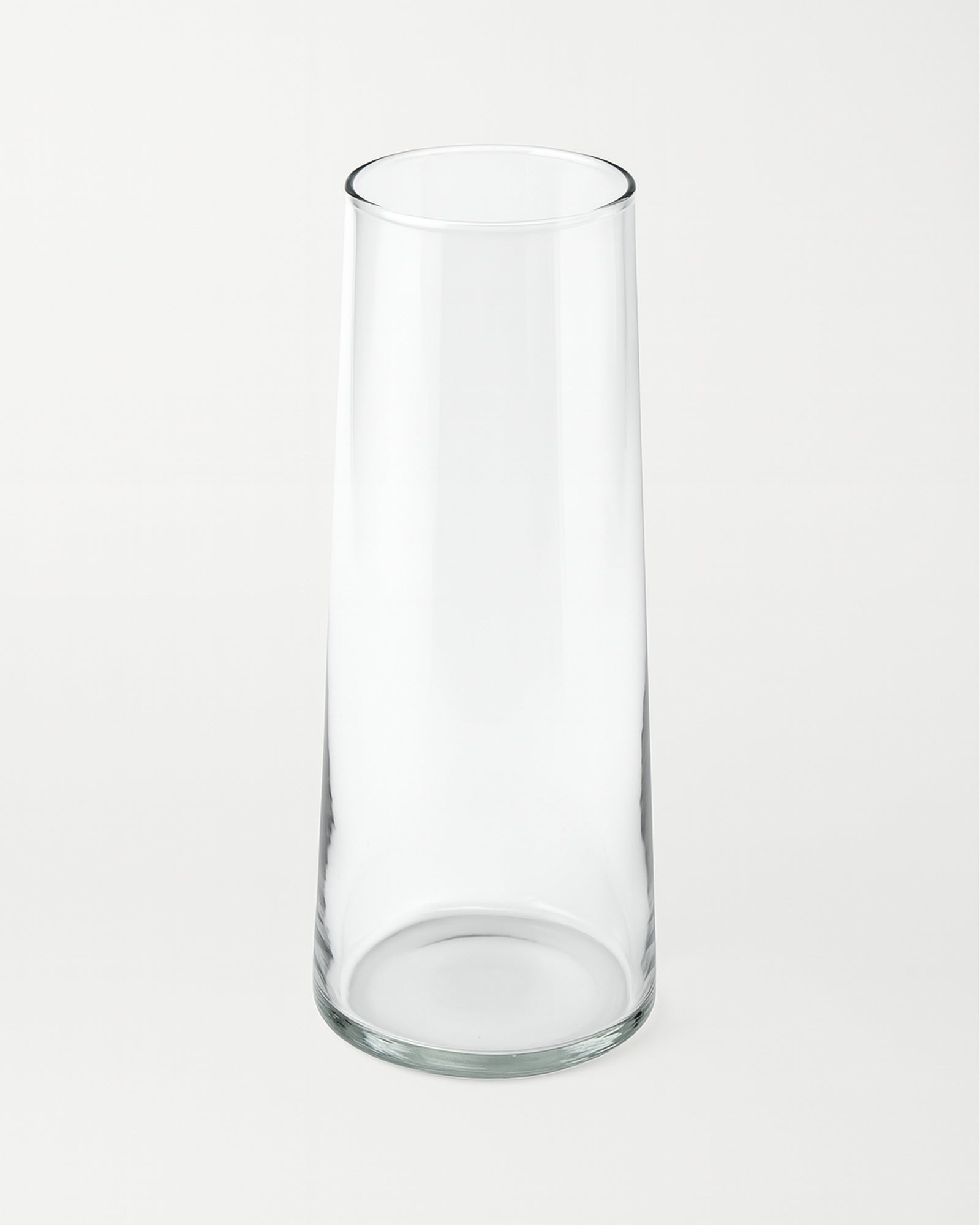 Glass Vase for Plants Flowers (Transparent, 29 cm X 8 cm) - Living Room Glass Vase Pot for Water Plants Home Décor Dining Table Decoration Bedroom Hall Aesthetic House Warming Gift, Stem Vase