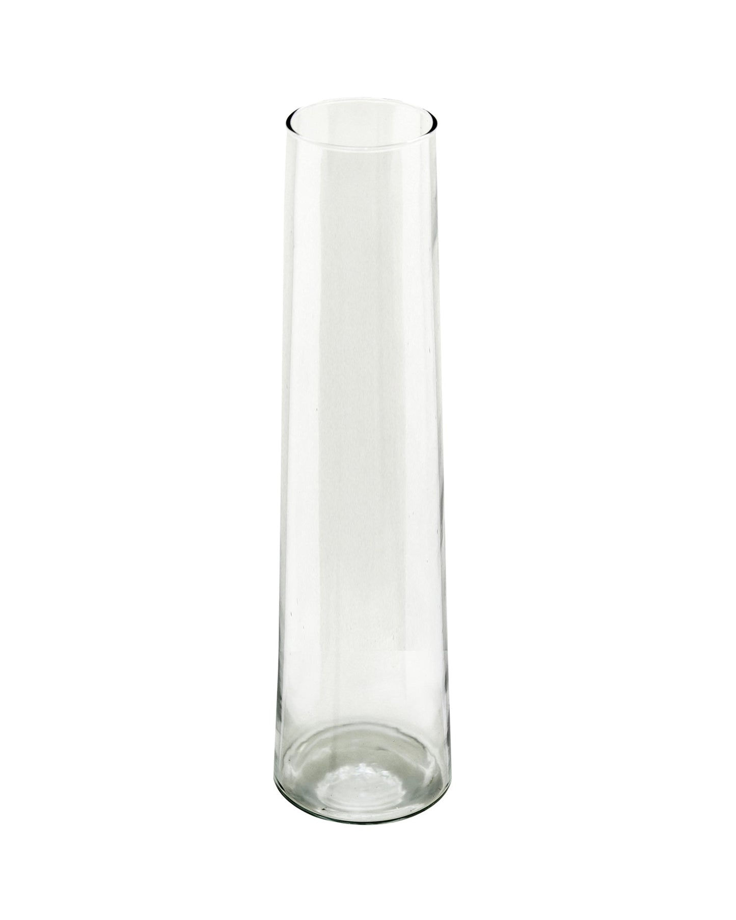 Glass Vase for Plants Flowers (Transparent, 29 cm X 8 cm) - Living Room Glass Vase Pot for Water Plants Home Décor Dining Table Decoration Bedroom Hall Aesthetic House Warming Gift, Stem Vase