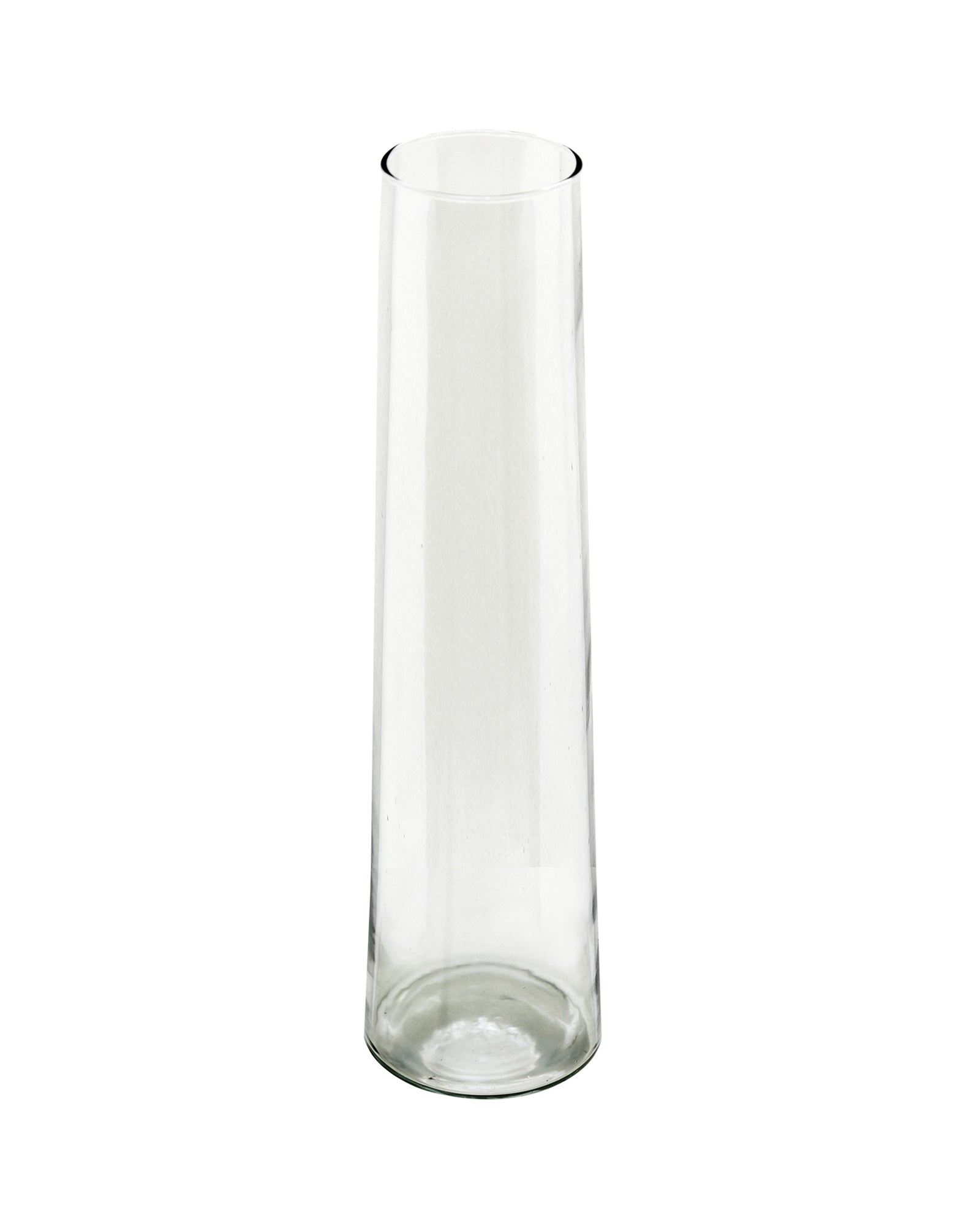 Glass Vase for Plants Flowers (Transparent, 29 cm X 8 cm) - Living Room Glass Vase Pot for Water Plants Home Décor Dining Table Decoration Bedroom Hall Aesthetic House Warming Gift, Stem Vase