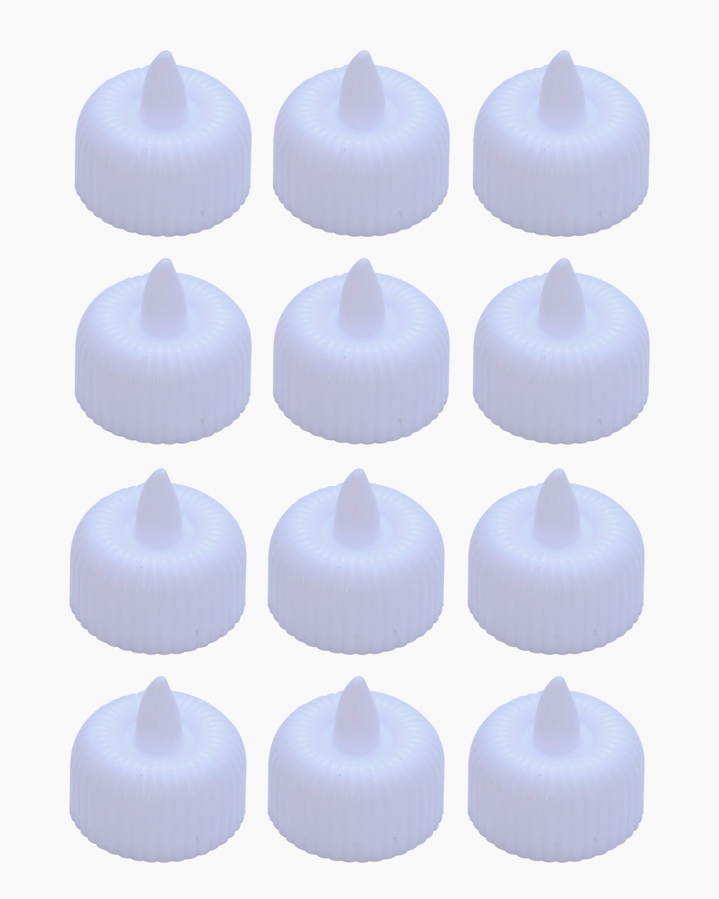 LED Tealight Candles – Warm White Flickering Flameless Lights for Home Décor, Diwali, Weddings & Parties, Battery Operated (Pack of 4)