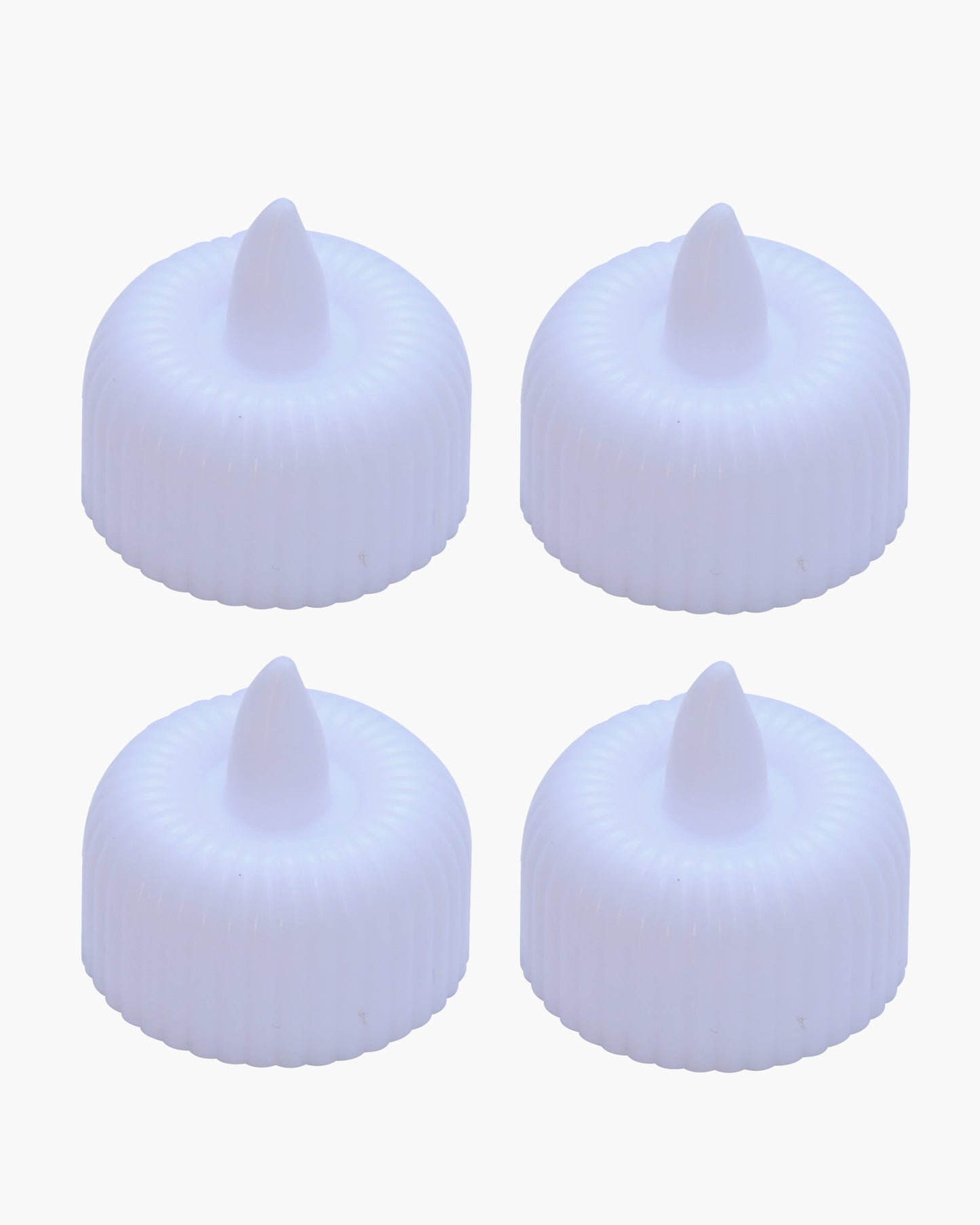 LED Tealight Candles – Warm White Flickering Flameless Lights for Home Décor, Diwali, Weddings & Parties, Battery Operated (Pack of 4)