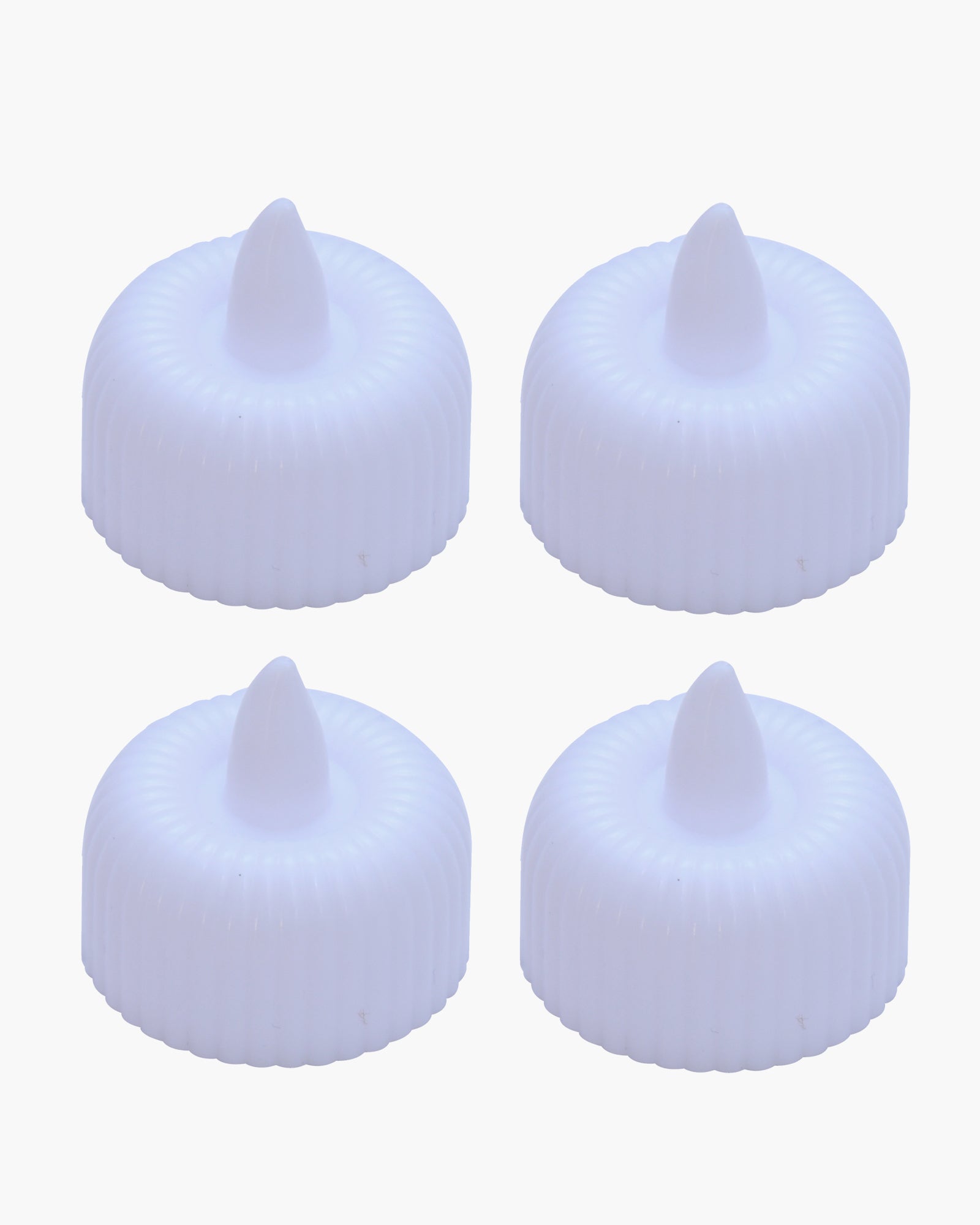LED Tealight Candles – Warm White Flickering Flameless Lights for Home Décor, Diwali, Weddings & Parties, Battery Operated (Pack of 4)