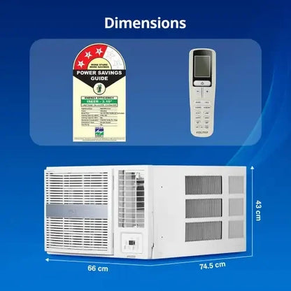 Voltas 1.5 Ton 3 Star Fixed Speed Window AC