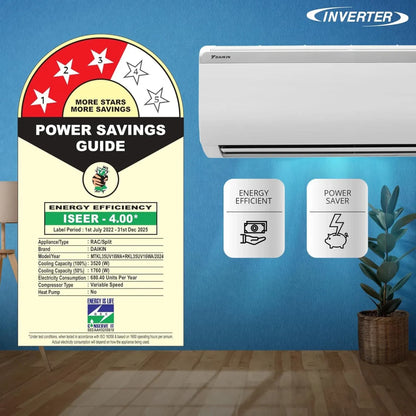 Daikin 2 Ton 3 Star Inverter Split AC