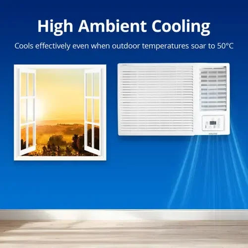 Voltas 2 Ton 3 Star Fixed Speed Window AC |100% Copper | Turbo Cooling (Vectra Plus)