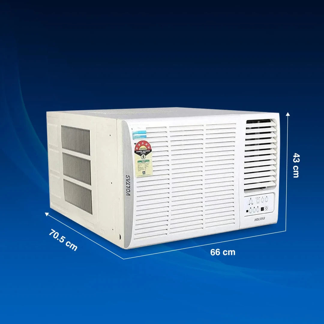 Voltas 1.5 Ton, 5 Star, Inverter Window AC (Copper, 2-in-1 Adjustable Mode, Vertis Elite)